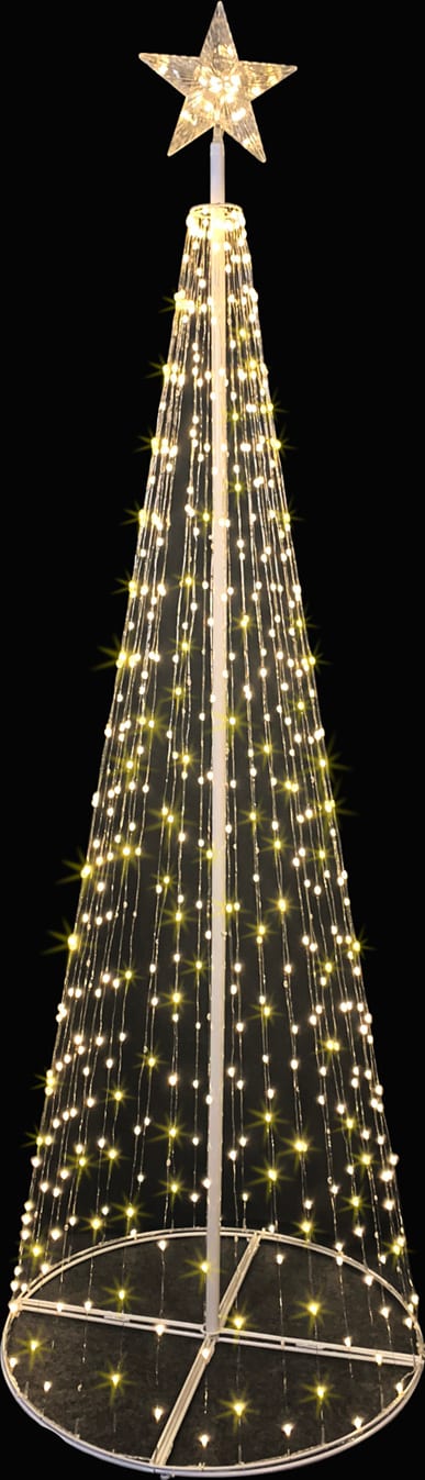 Sienna 6-Feet Pre-lit Slim White Artificial Christmas Tree with Clear LED Lights #RE404911X