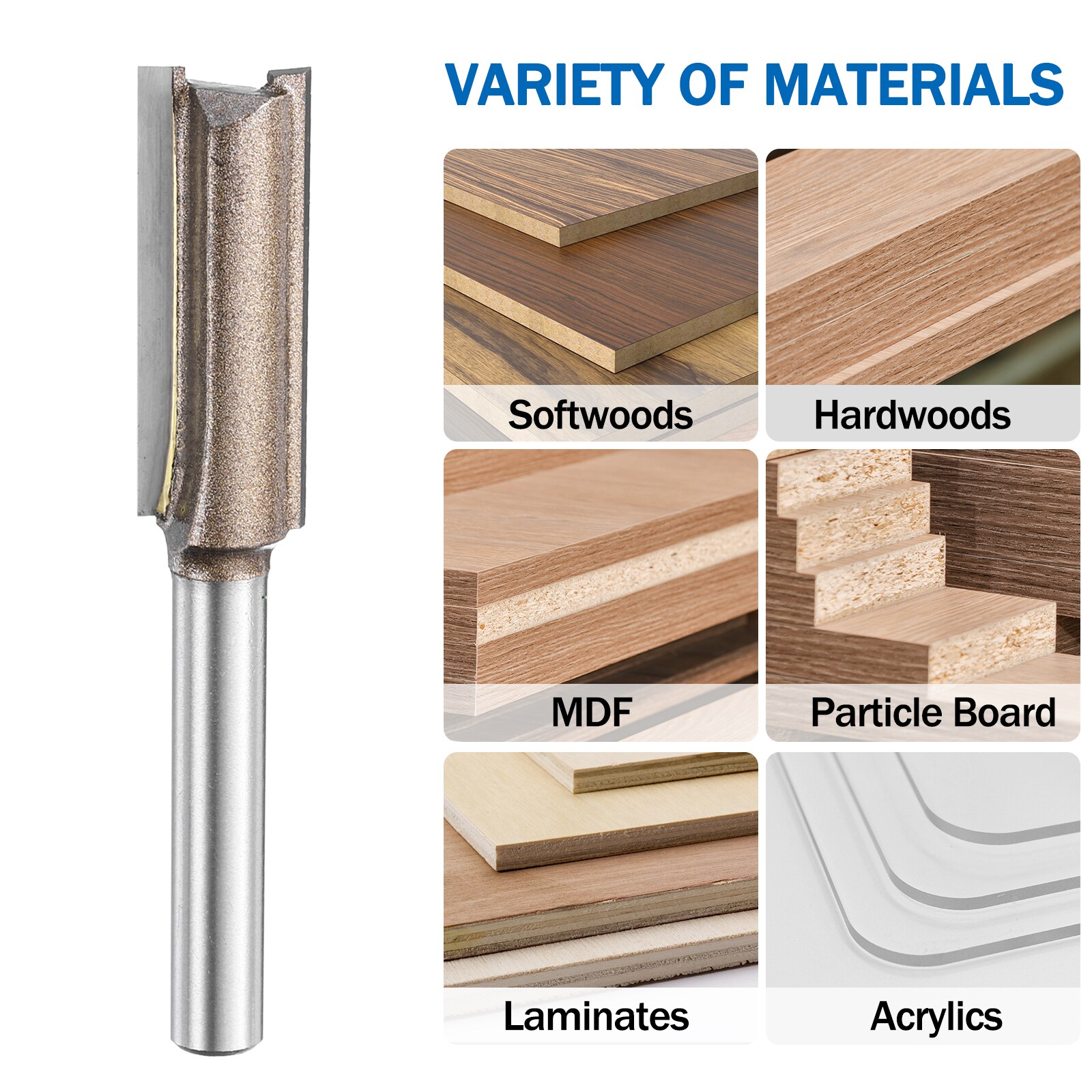 Unique Bargains S26030900UX4417 Edge-Forming-Router-Bits - View #5