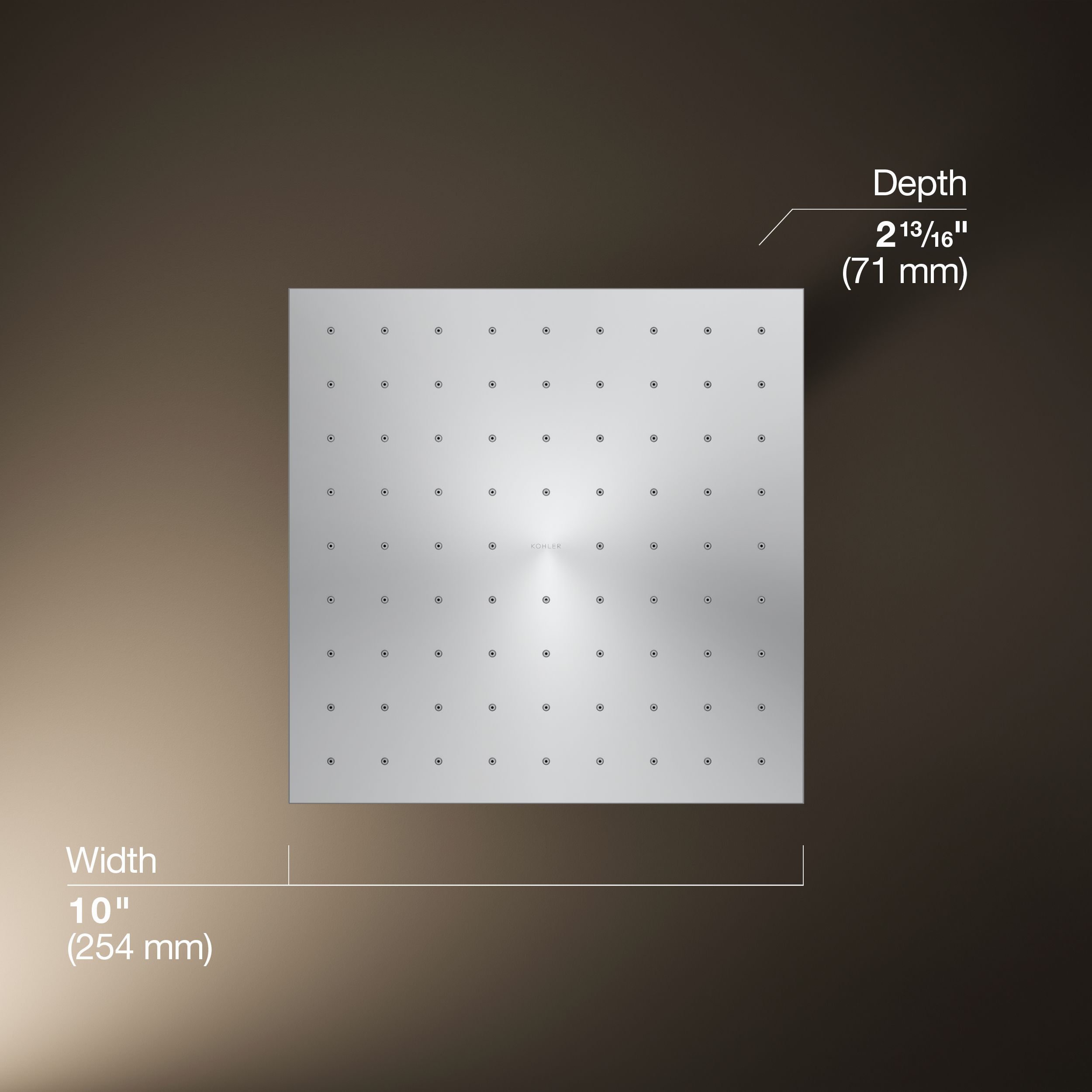 KOHLER K-13696-G-CP Fixed-Showerhead - View #3
