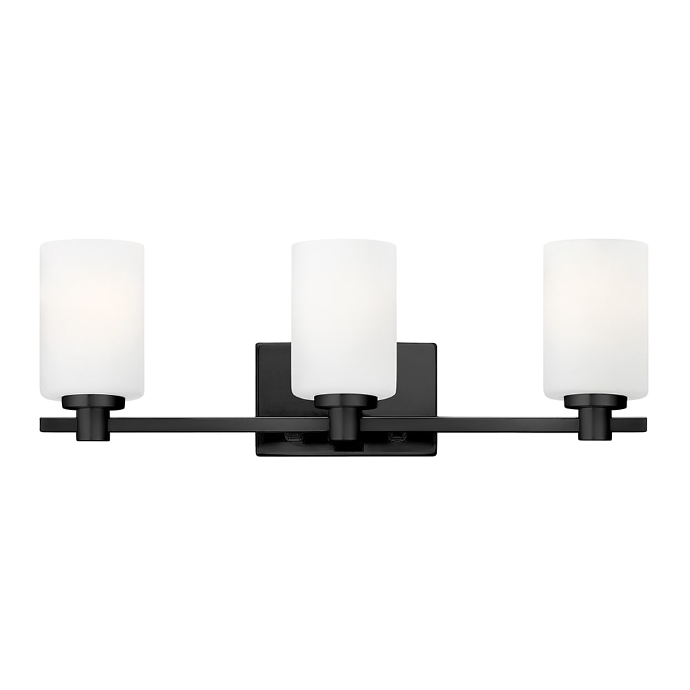 Hinkley 54623BK Karlie 22.5-in 3 -Light Satin Black Transitional Vanity light