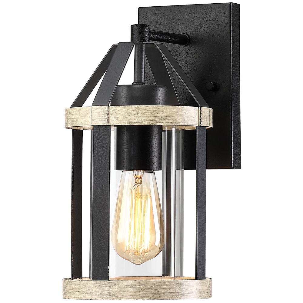 True Fine TD41009OT 1 -Light 12.7-in H Distressed White Hardwired Outdoor Wall Light