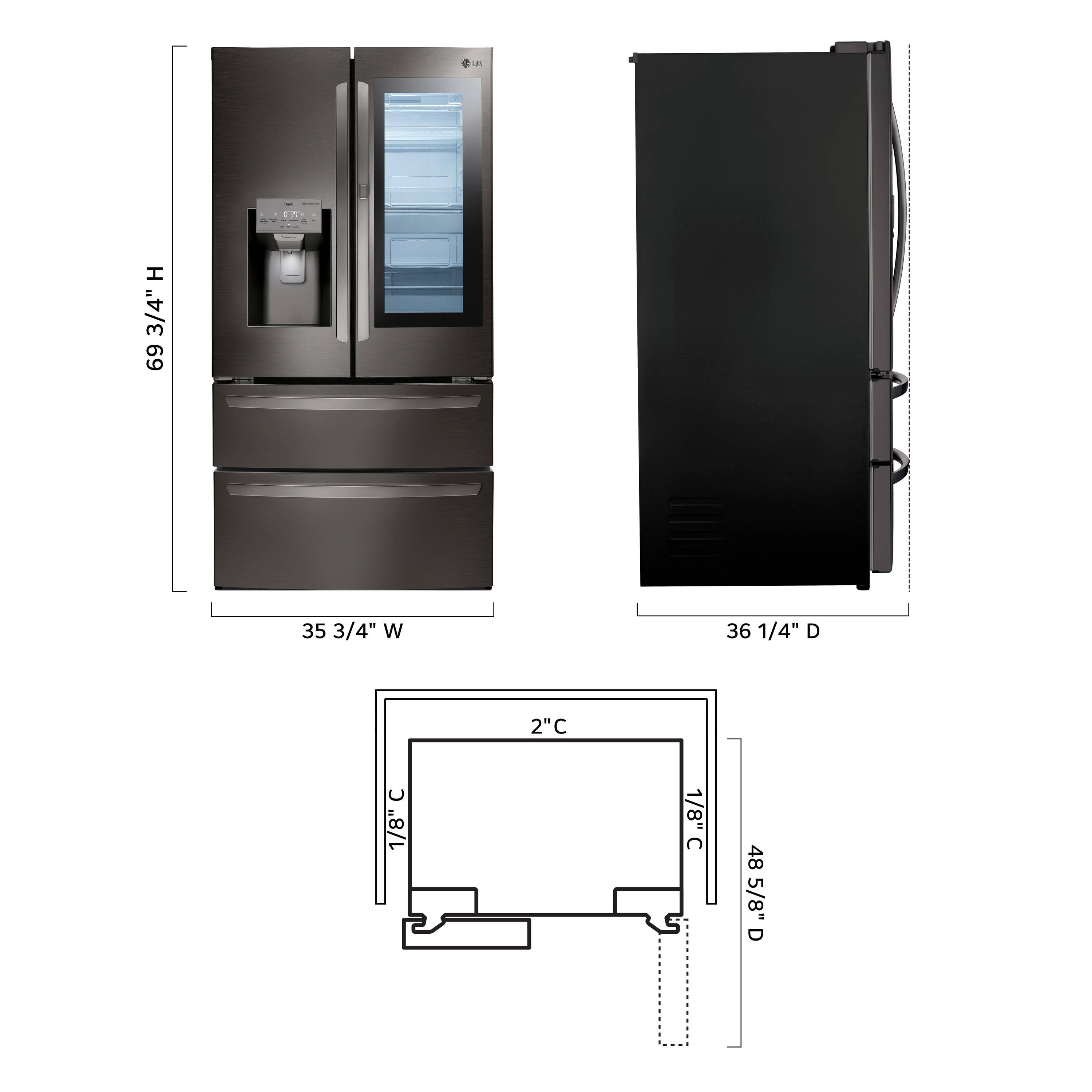 LG LMXS28596D French-Door-Refrigerators - View #13