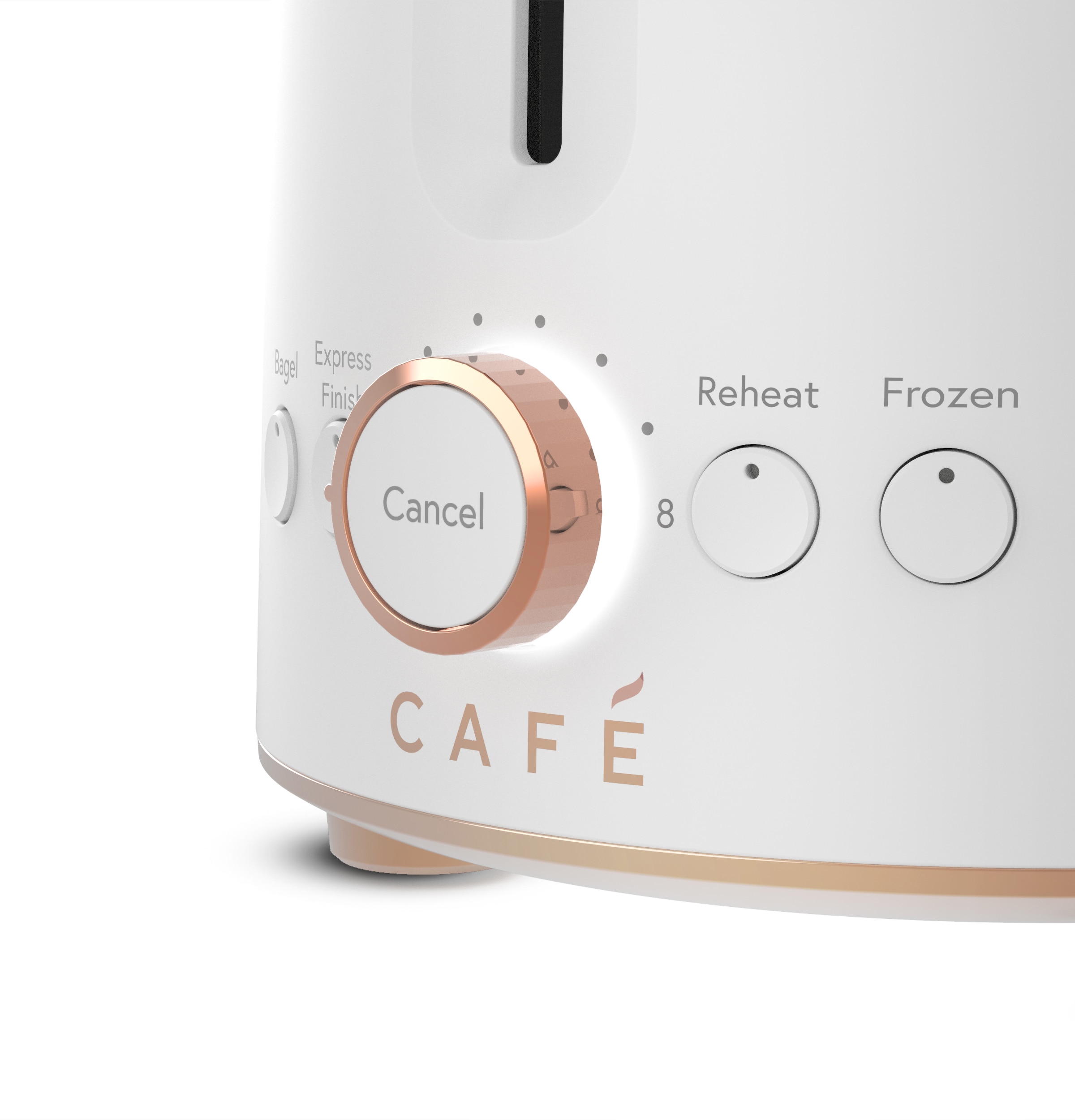 Cafe Express Finish White Toaster - C9TMA2S4PW3
