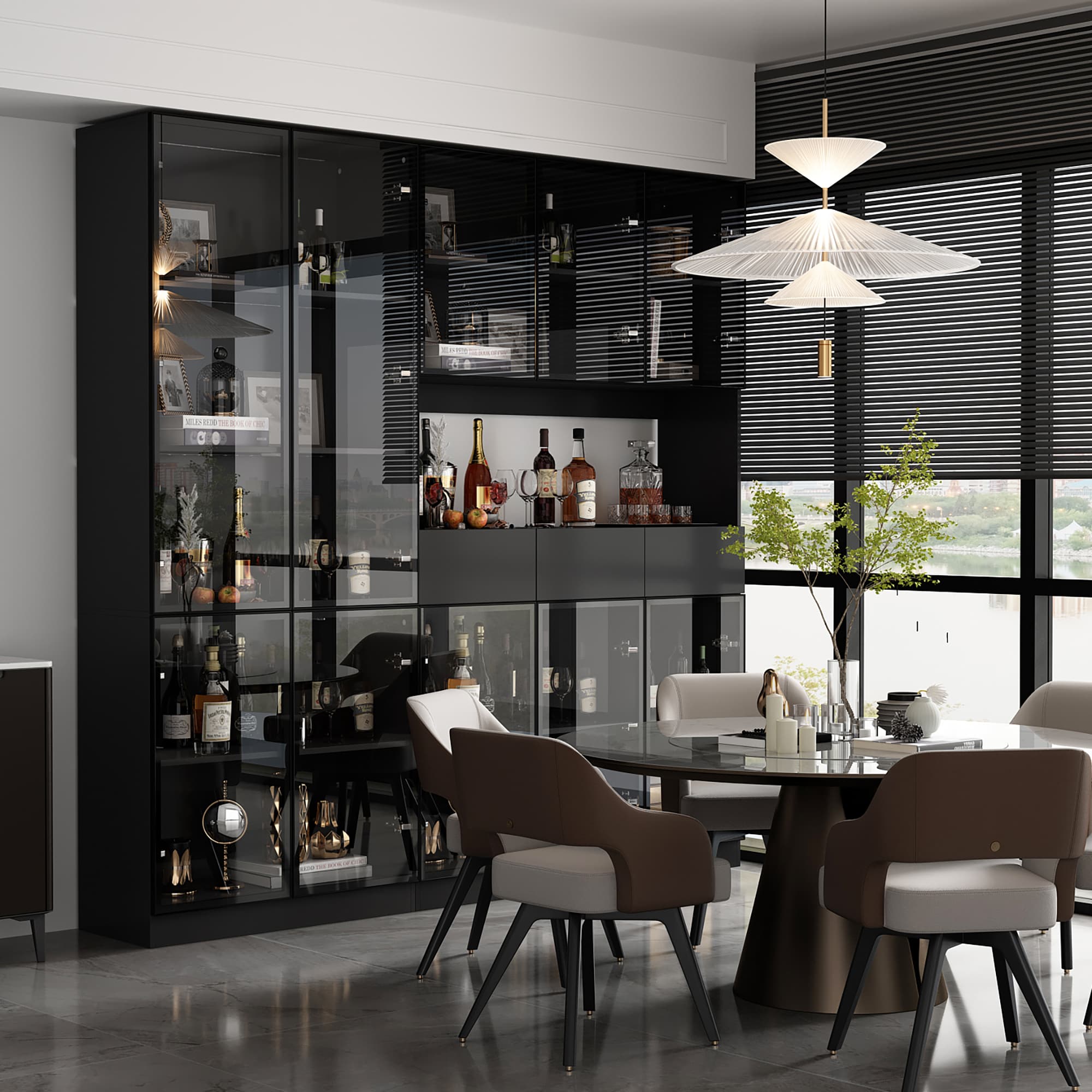 FUFU&GAGA JH0373+374 bookcases - View #3
