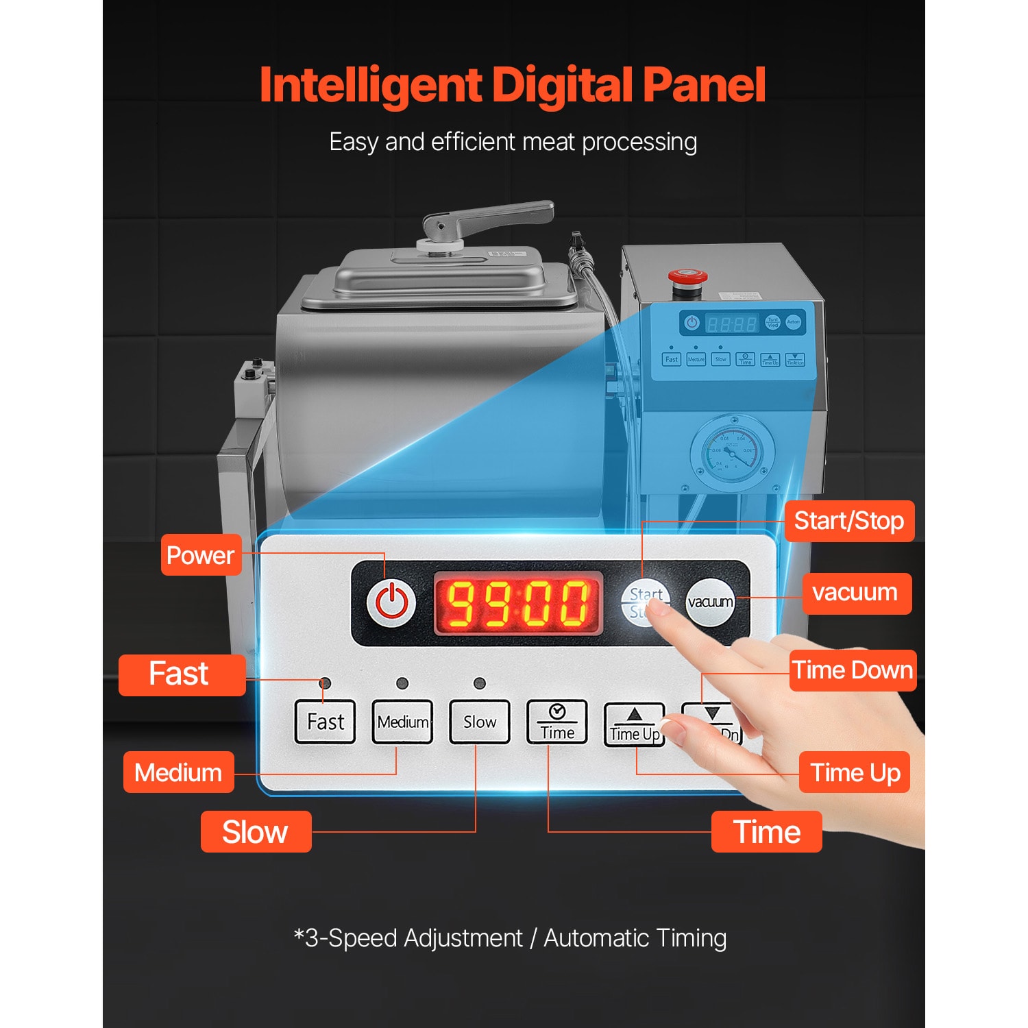 VEVOR SCARJ18LTM0008245V1 Meat-Grinders - View #4