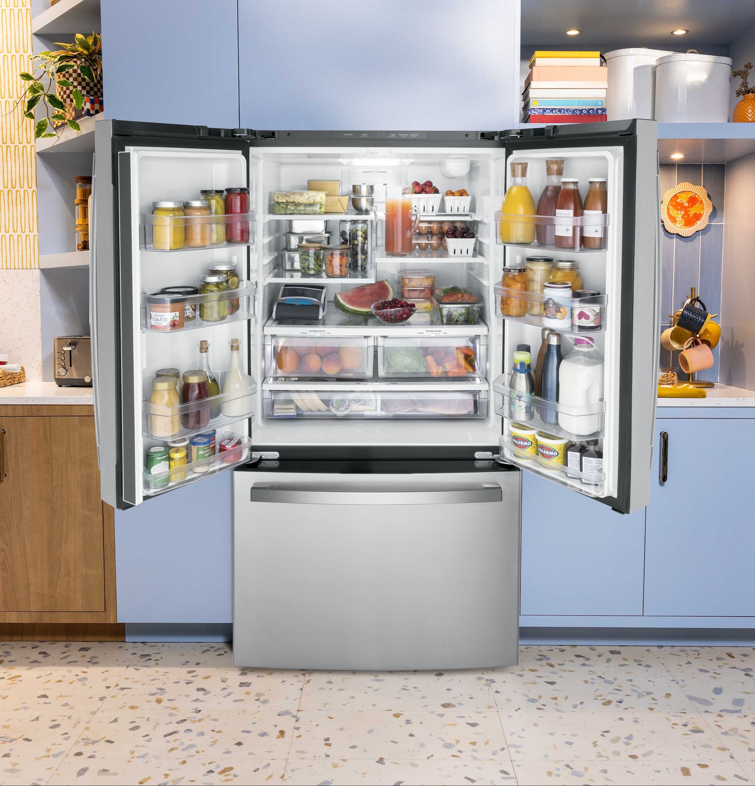 GE GNE27JYMFS French-Door-Refrigerators - View #4