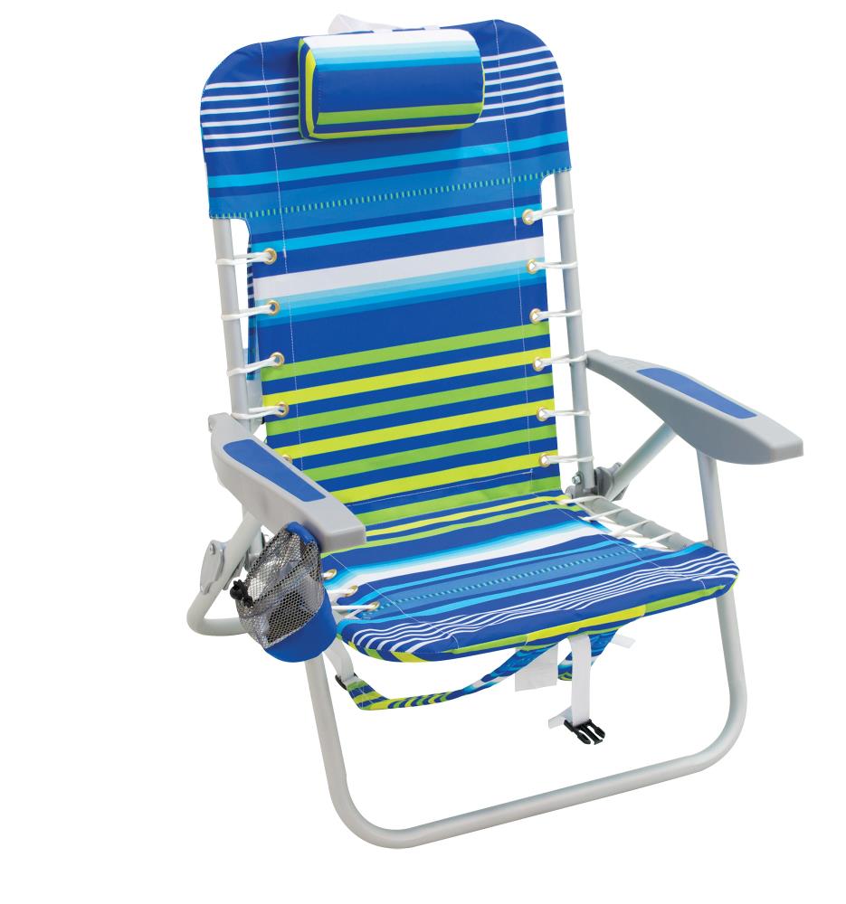 RIO Brands Polyester Blue Folding Beach (Adjustable and Carrying Strap ...