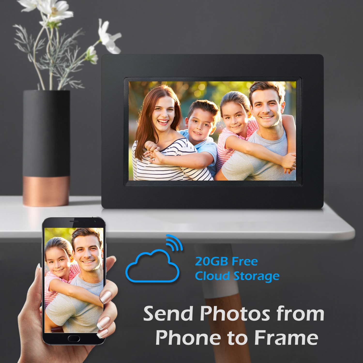 Sungale CPF708 Picture-Frames - View #2