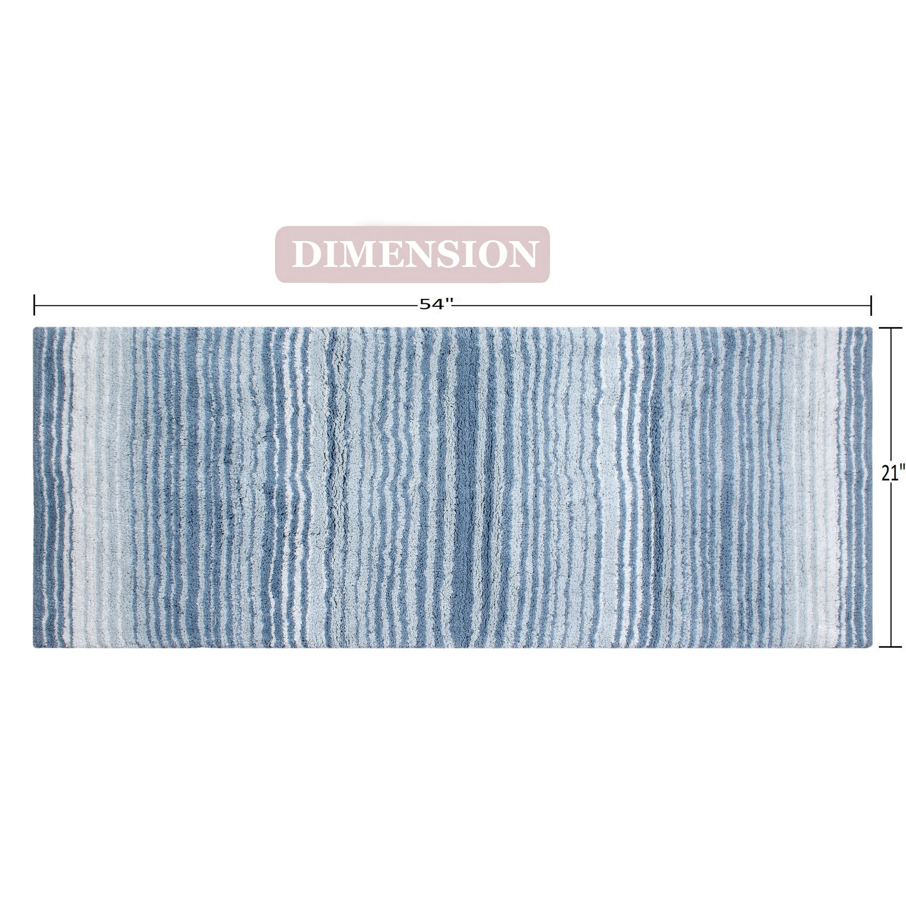 Home Weavers BGRD2154BL Bath-Rugs - View #3
