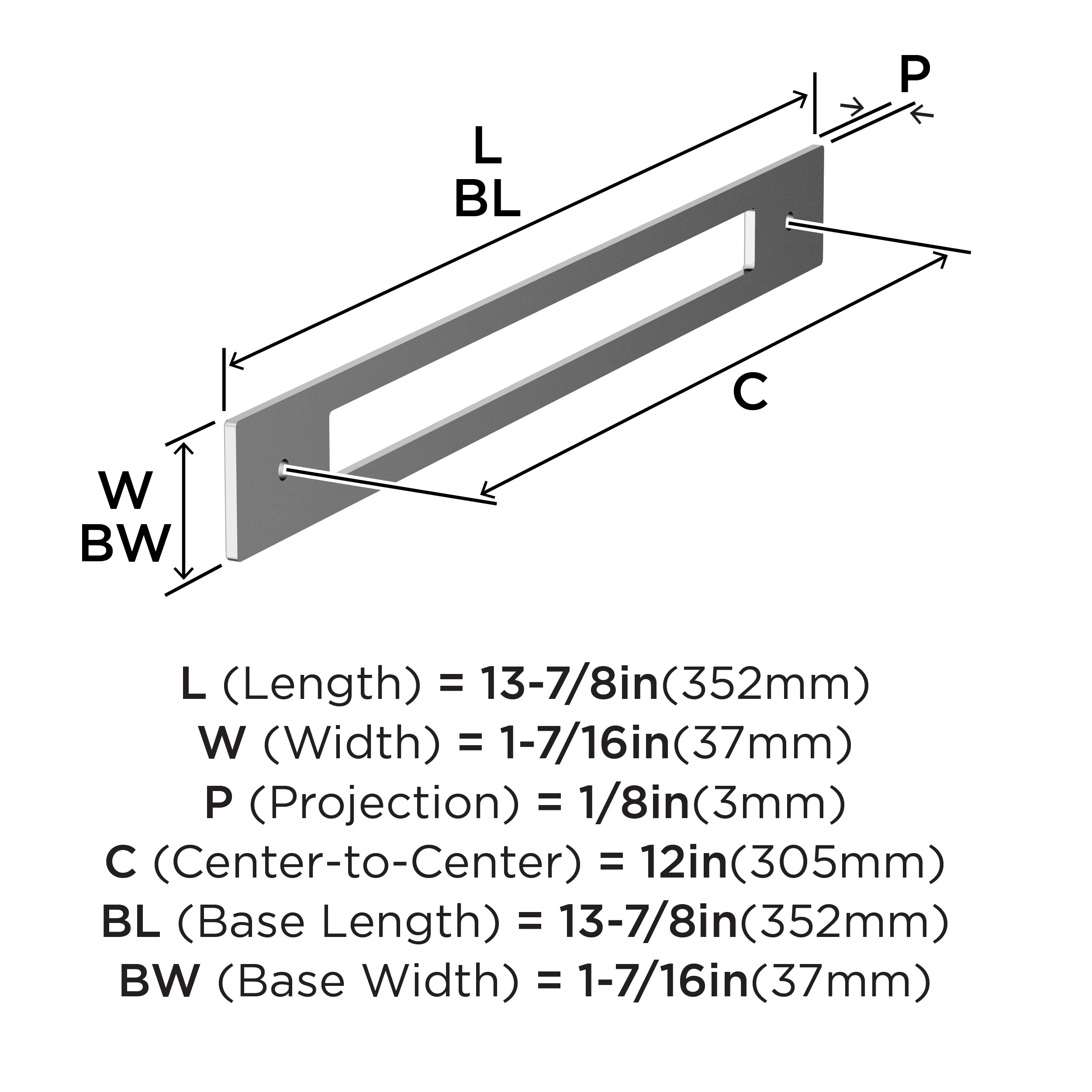 Amerock BP3778926 Drawer-Hardware - View #4