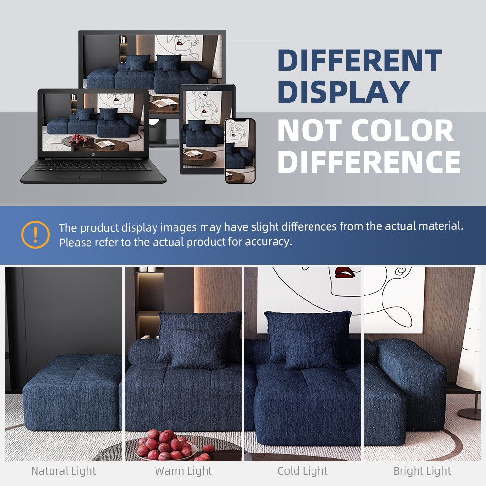 Homy Casa HJCSQJ-BL Sofas-Loveseats - View #9