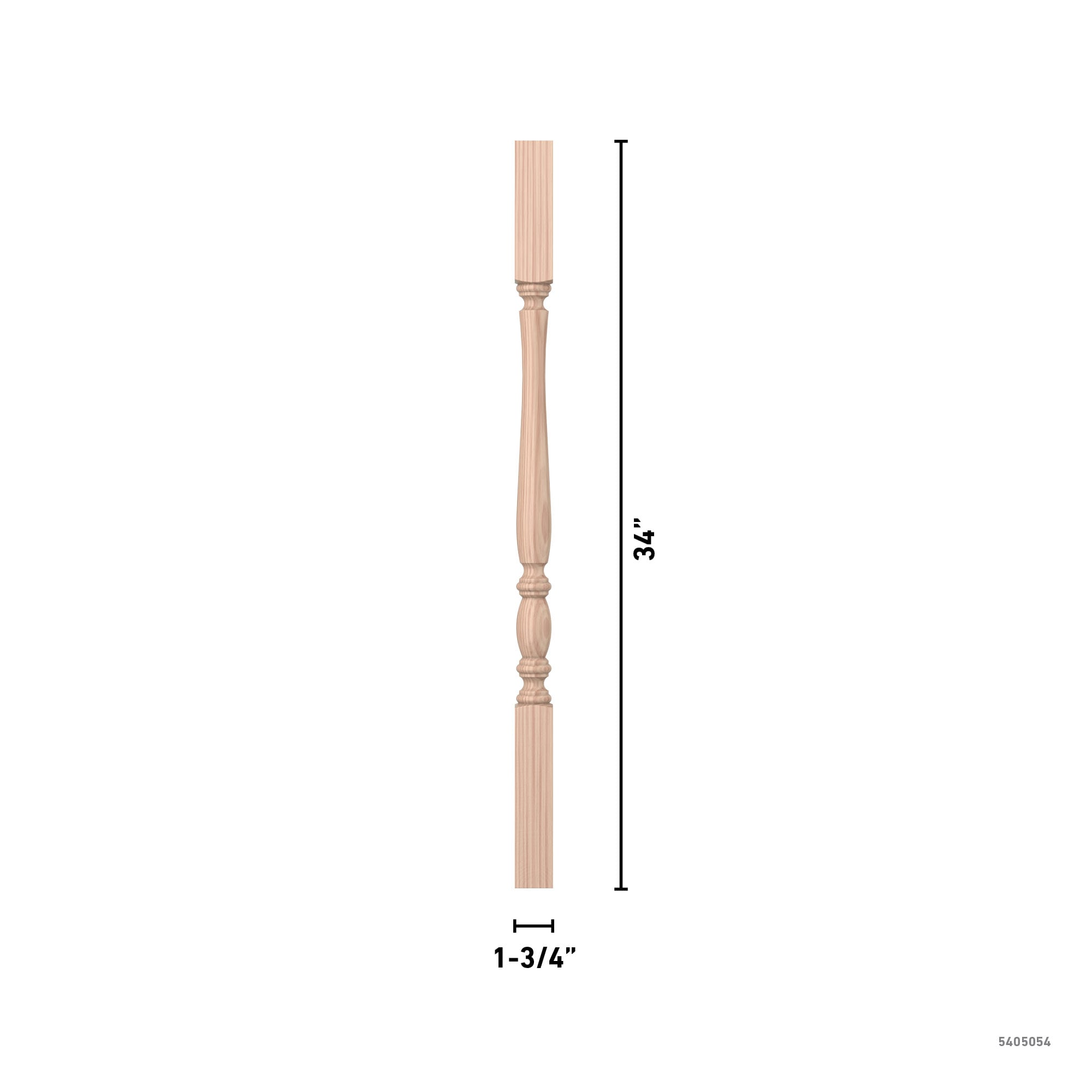 L.J. Smith Stair Systems LJP-2105-B 34 Interior-Stairpart-Balusters - View #4