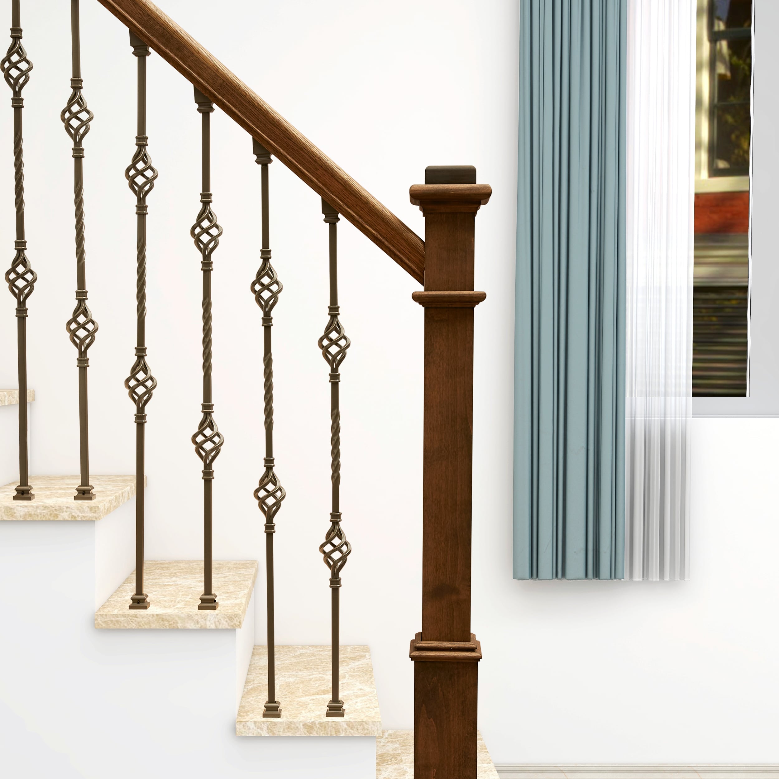 RELIABILT WGSH904PW Interior-Stairpart-Balusters - View #5
