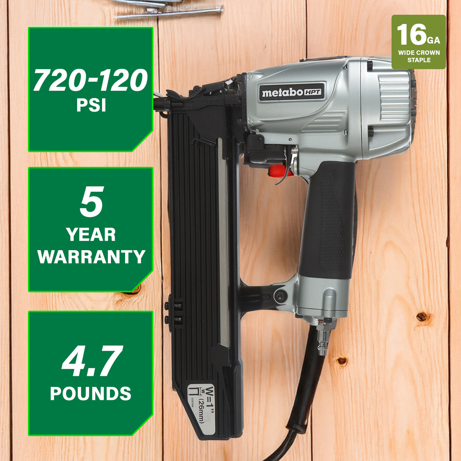 Metabo HPT N5024A2M Pneumatic-Staplers - View #2