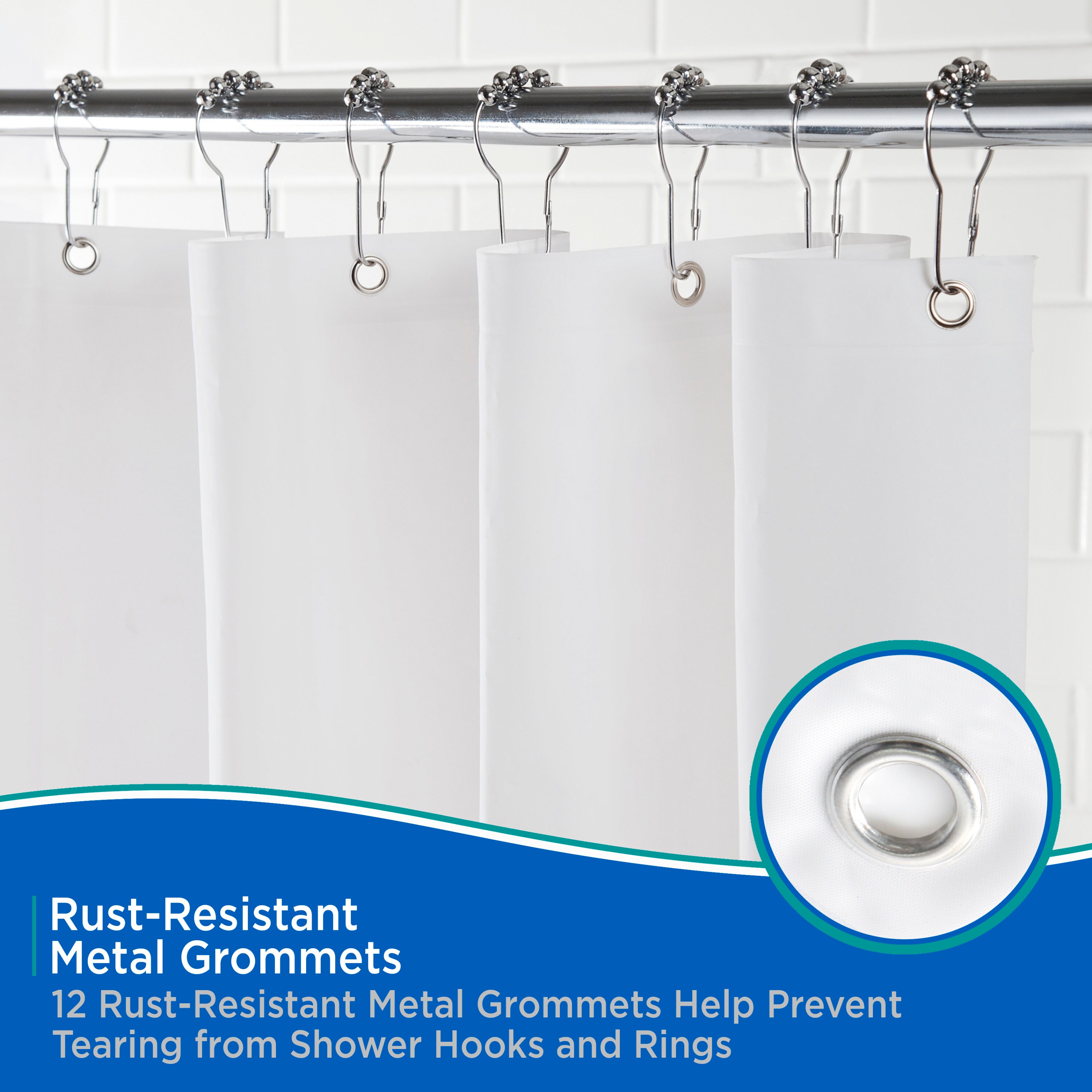 Kenney KN61450 Shower-Curtains-Liners - View #4