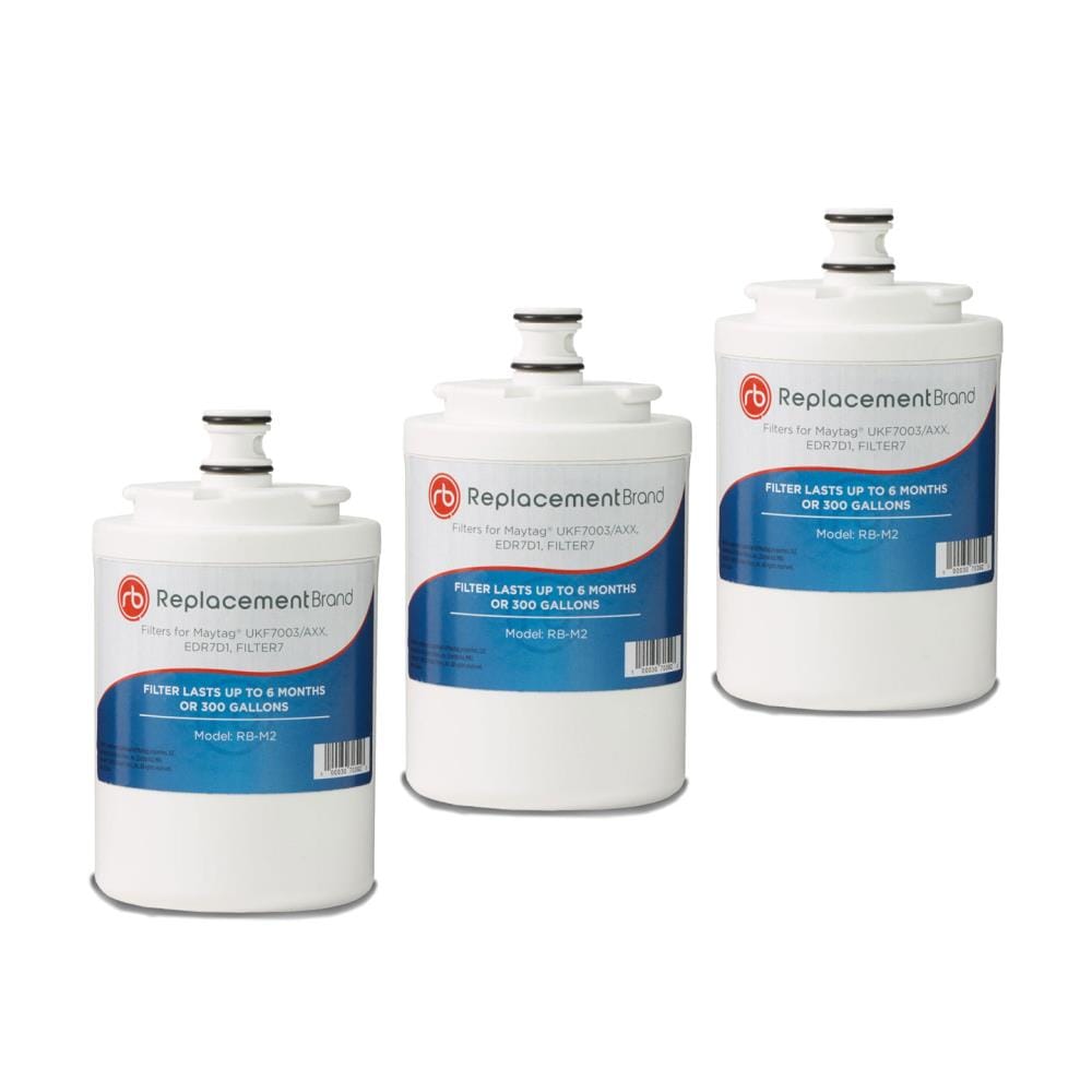 ReplacementBrand M2-3-PACK Twist-in Refrigerator Water Filter UKF7003 3 -Pack