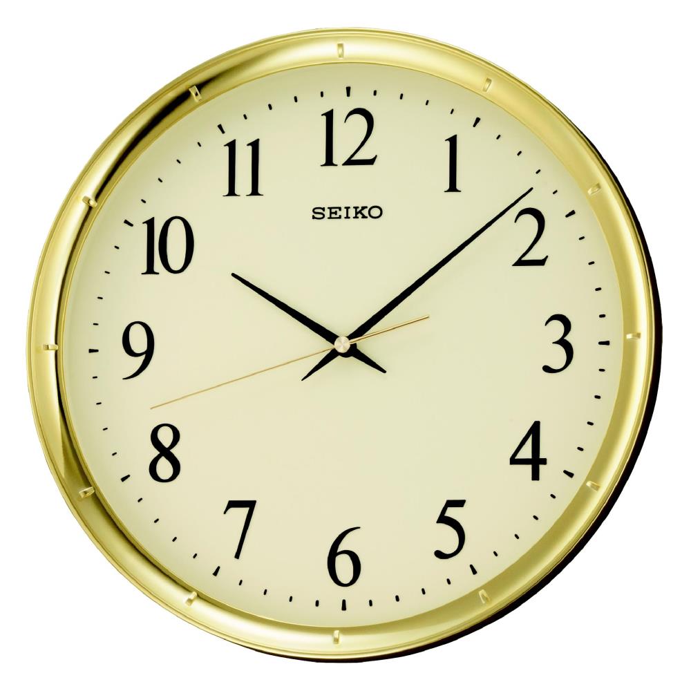 Seiko Analog Round Wall Traditional Clock at 