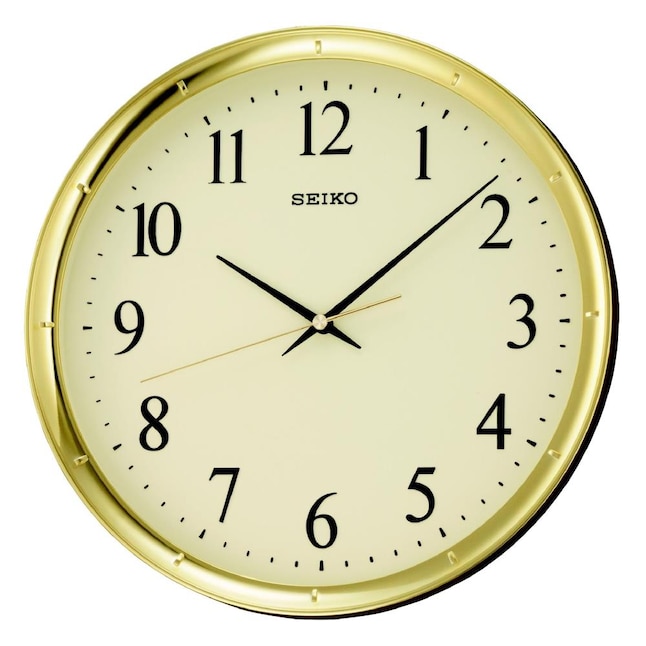 Seiko Analog Round Wall Traditional Clock at 