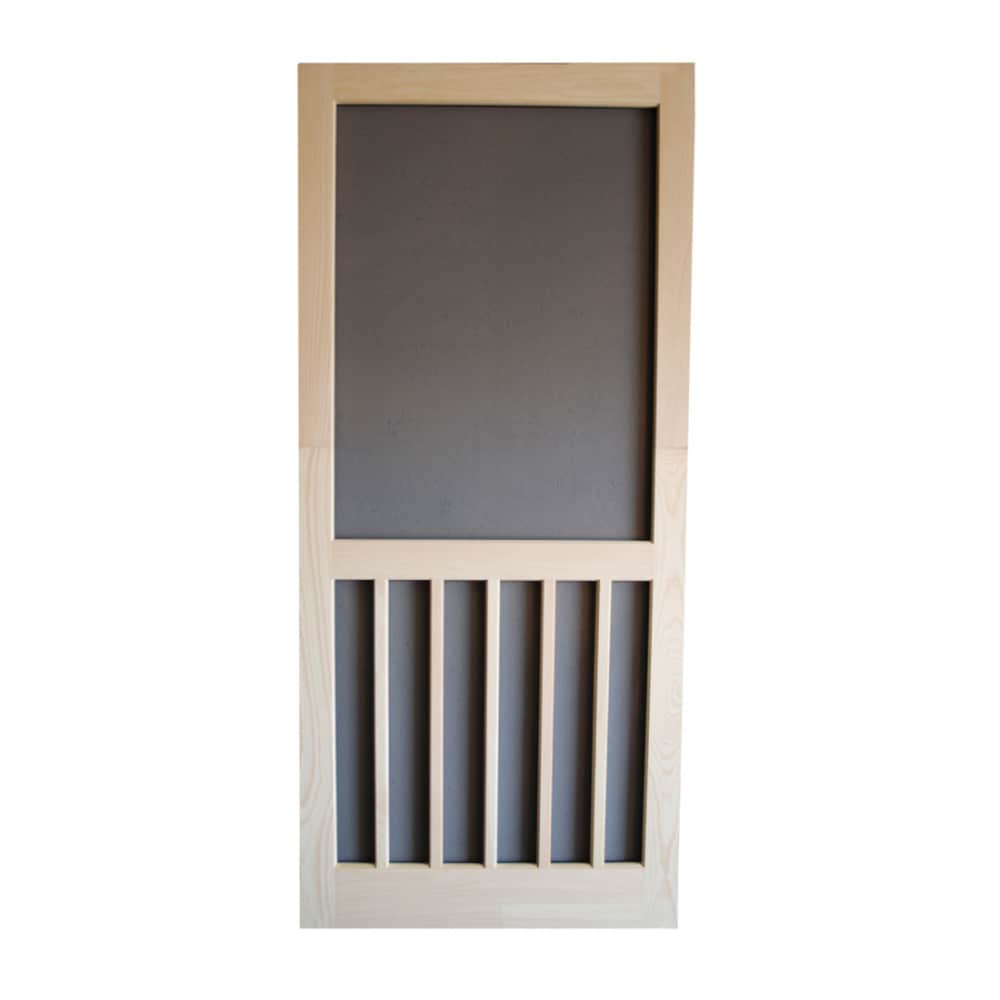 Screen Tight WTIM32 5 Bar 32-in x 80-in Wood Wood Hinged Single Screen door