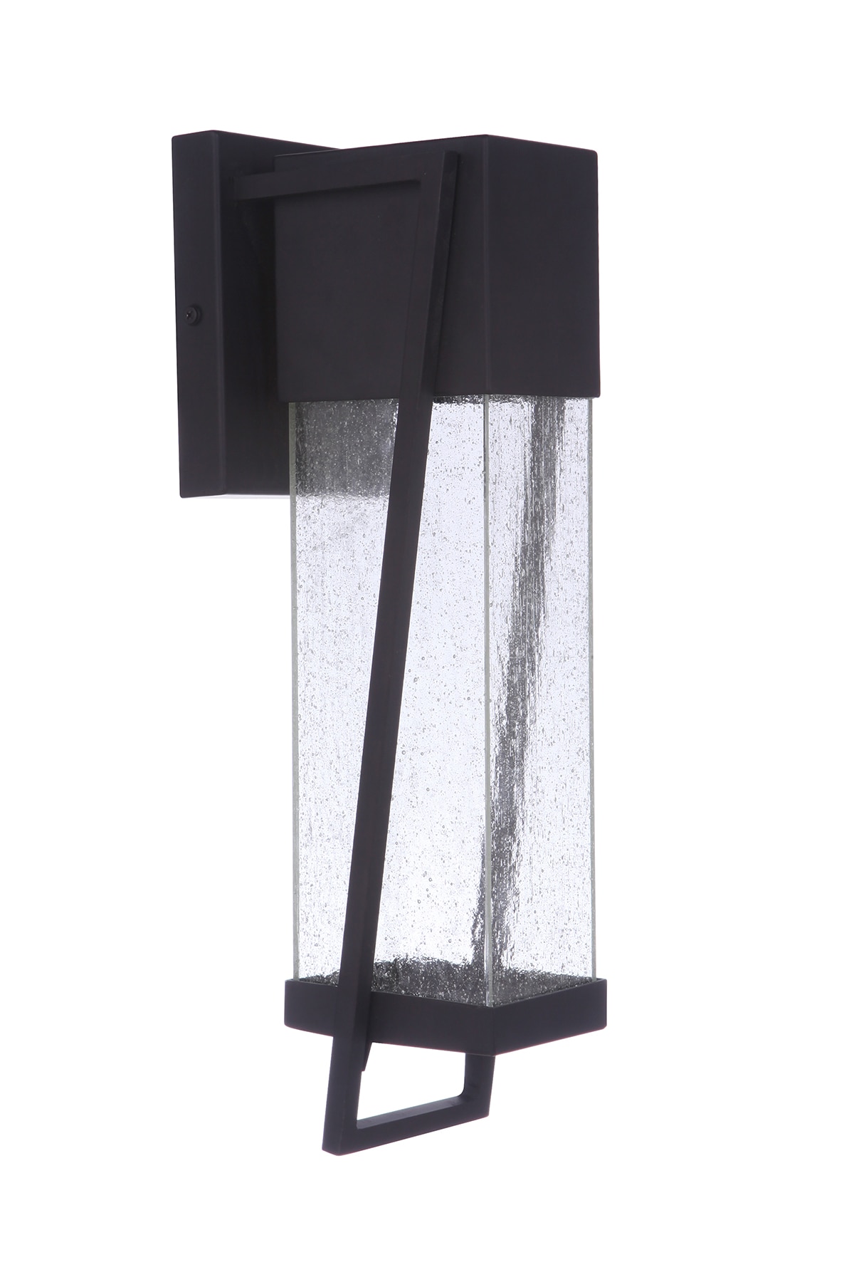 Craftmade ZA4414-MN-LED Bryce 1 -Light 17-in H Black Hardwired Dark Sky Integrated LED Outdoor Wall Light