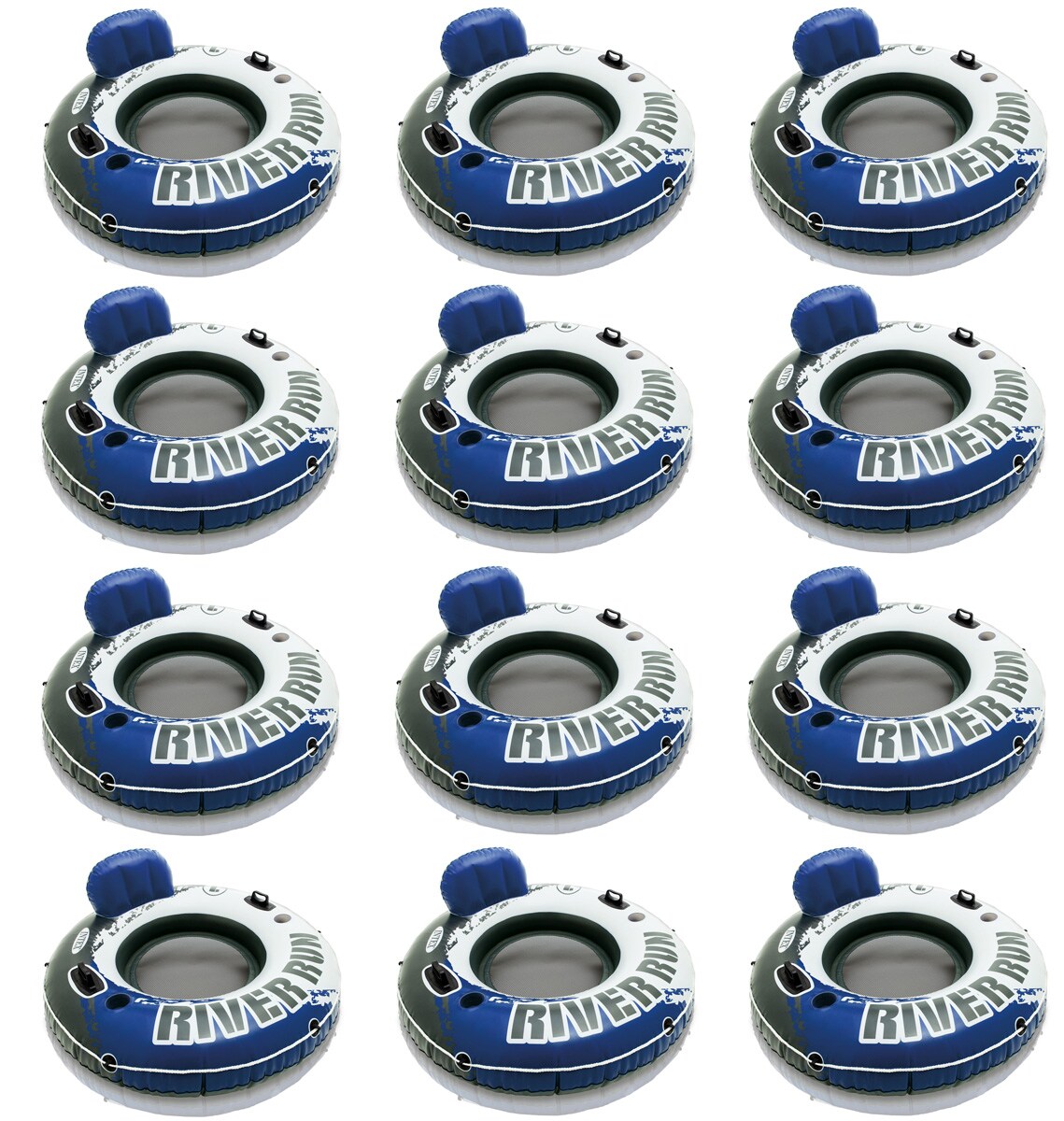 Intex 53-in x 53-in 1-Seat Blue Inner Tube 6-Pack in the Pool Toys