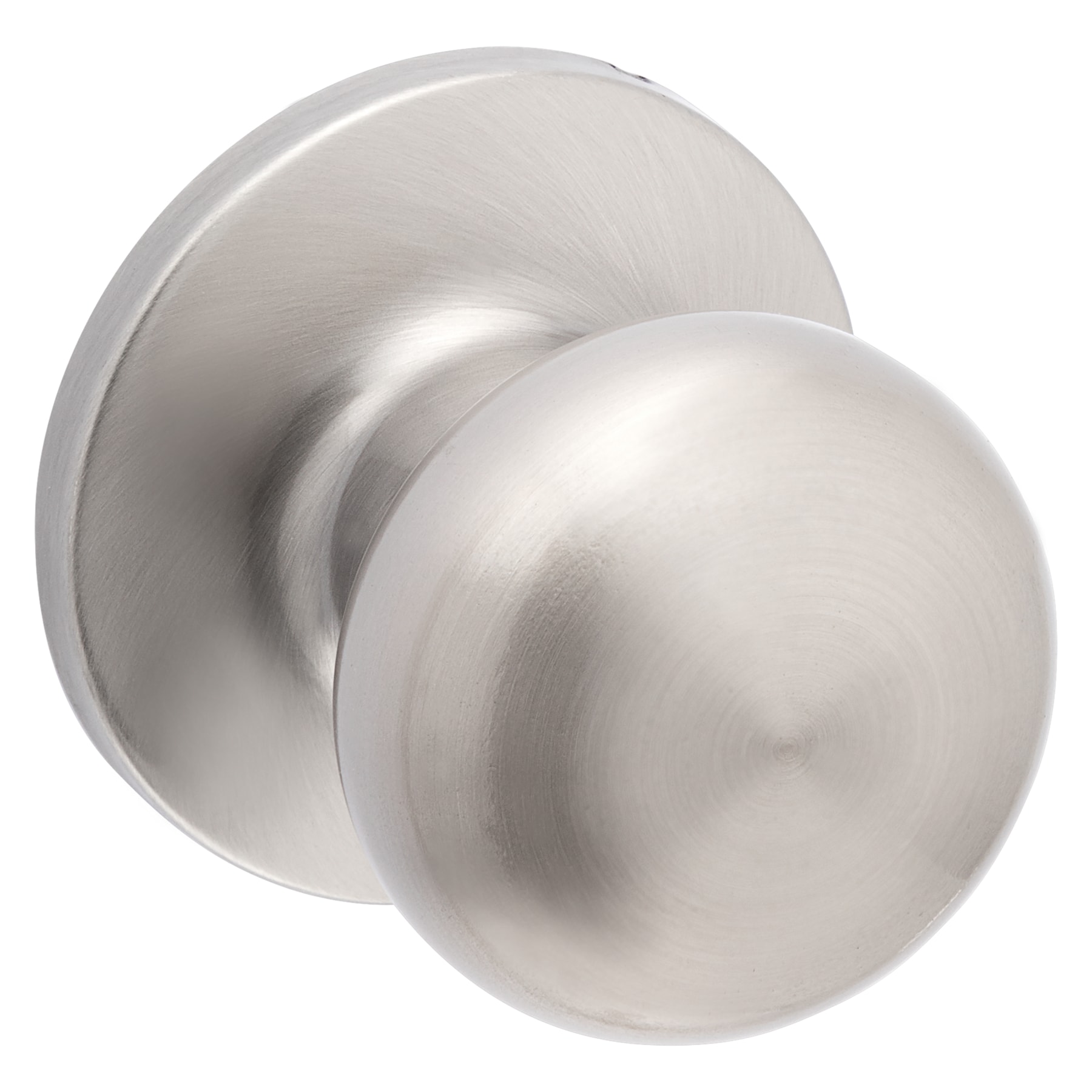 RELIABILT Baron Satin Nickel Interior/Exterior Hall/Closet Passage Door Knob  in the Door Knobs department at