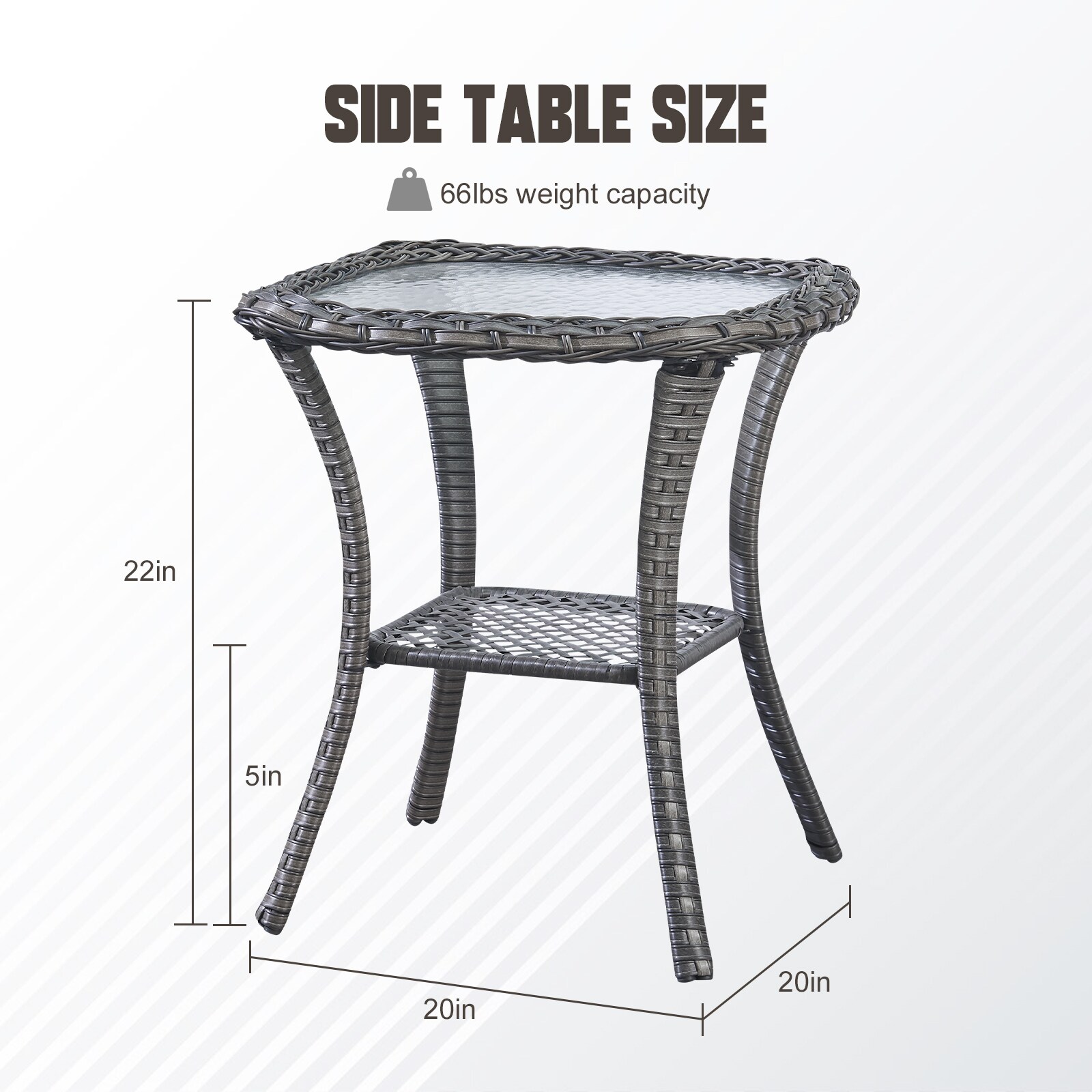 Pocassy PAAP026 Patio-Tables - View #3