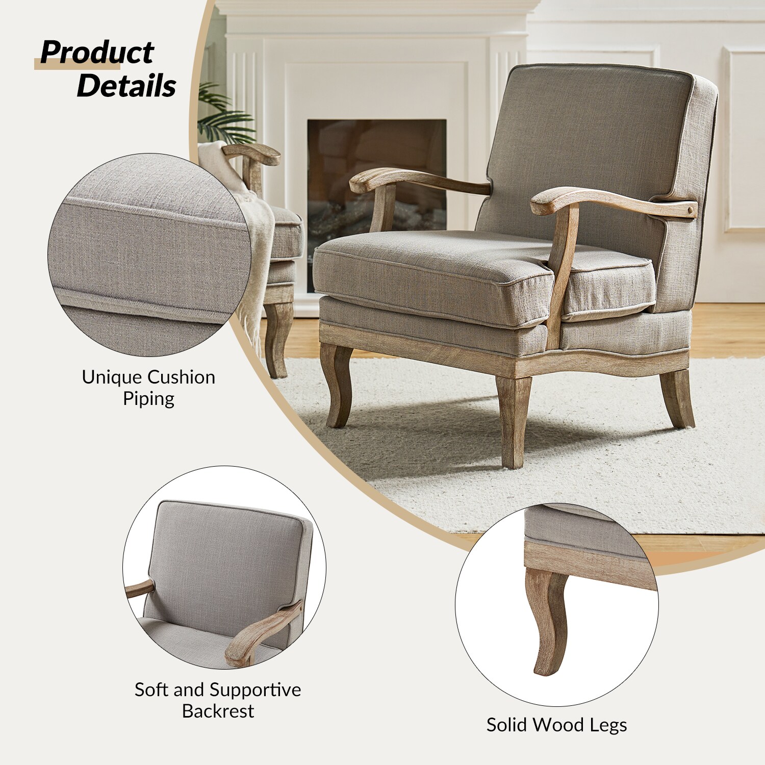 14 Karat Home CHJK0774-GRY chairs - View #8