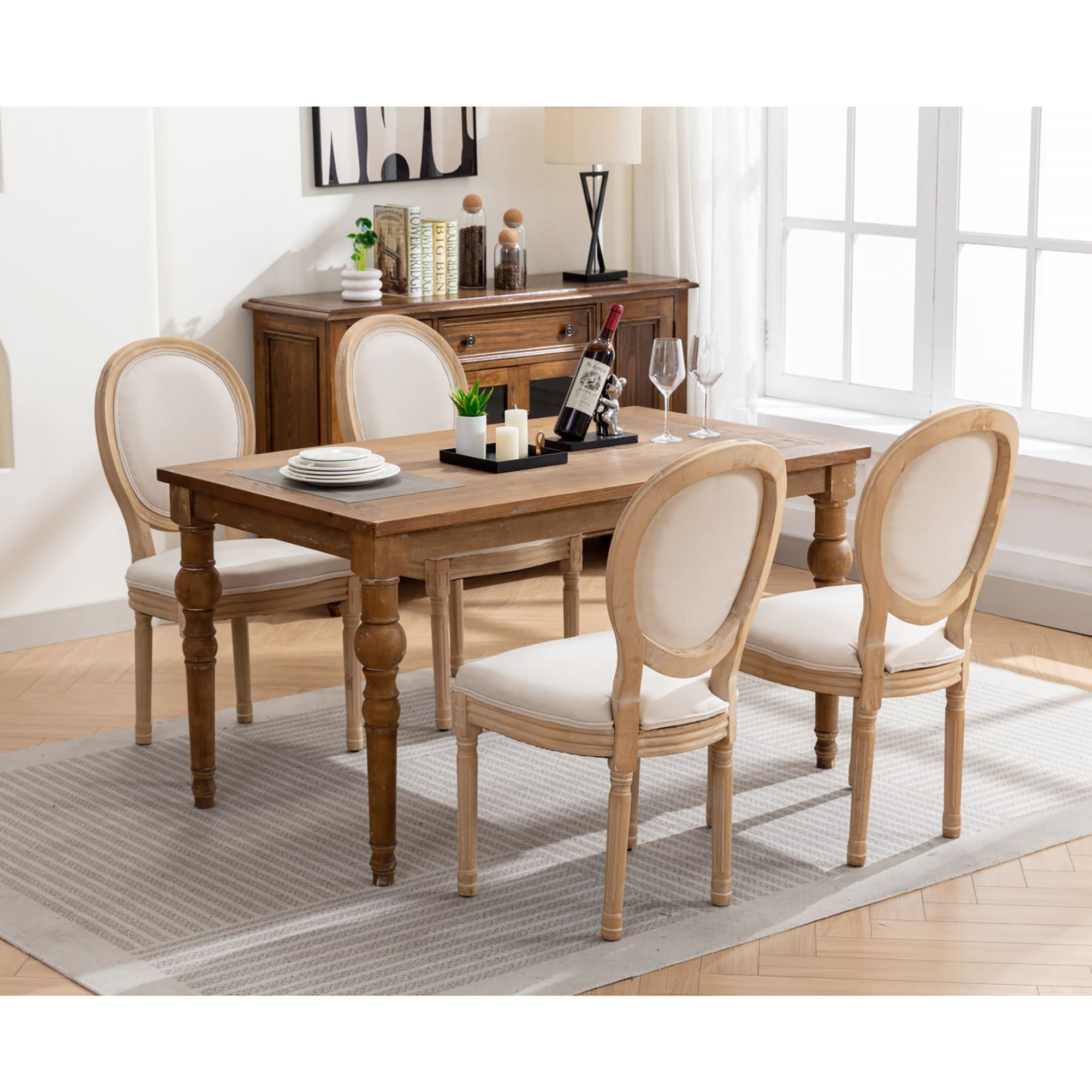 GZMR WF01-GC-V22-RD-CF Dining-Chairs - View #4