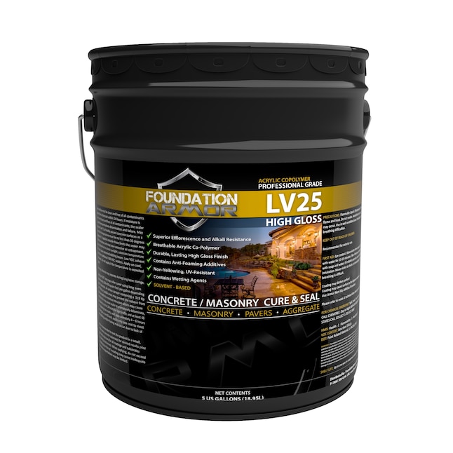 Foundation Armor LV25 Solvent Acrylic Tintable Clear High Gloss