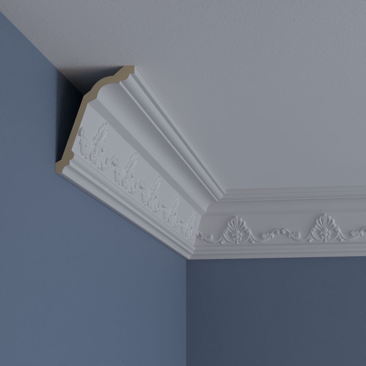 Ekena Millwork MLD04X04X05VE-CASE-2 Crown-Moulding - View #10