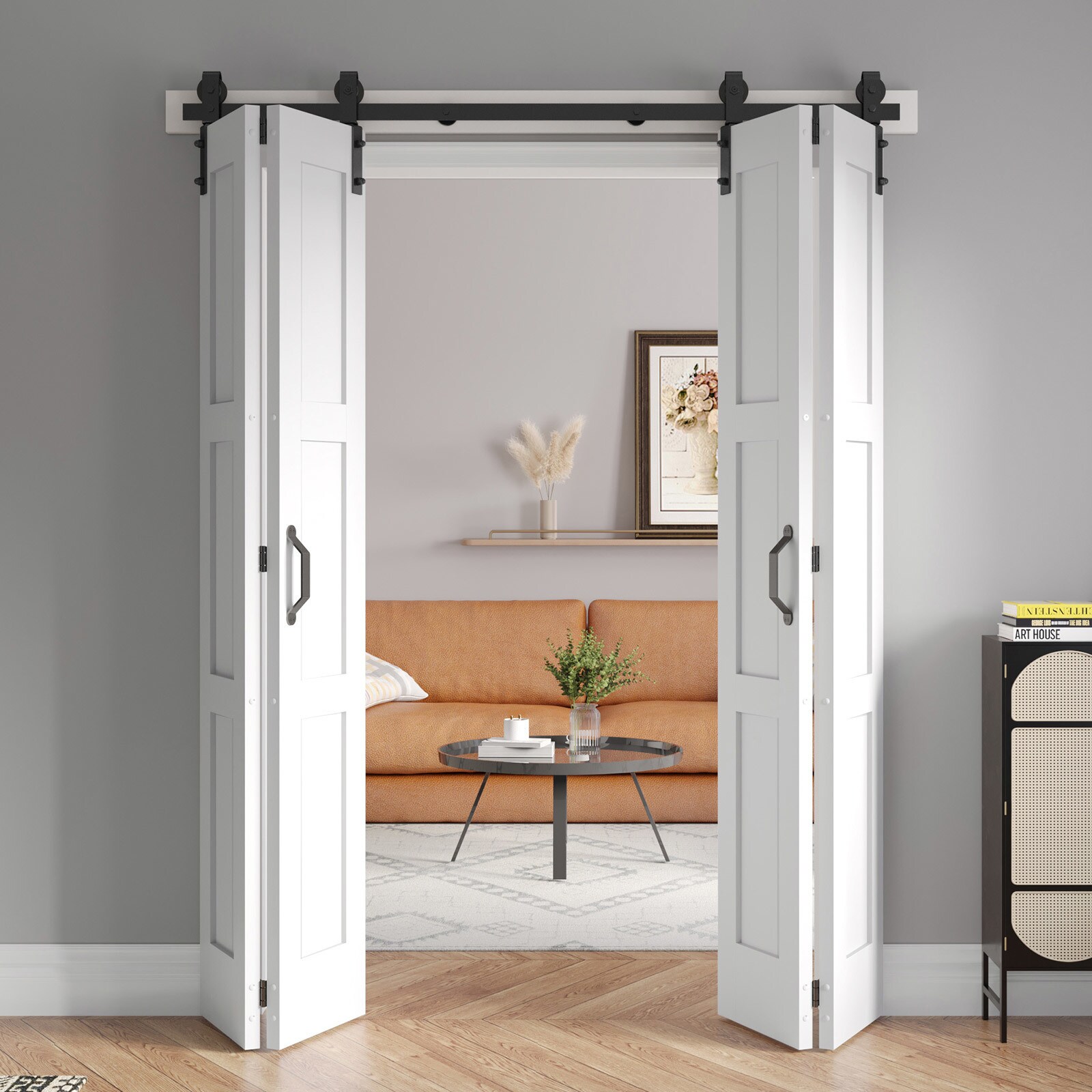 Fredbeck OFDD15H610-6084X4 Bifold-Sliding-Closet-Doors - View #3
