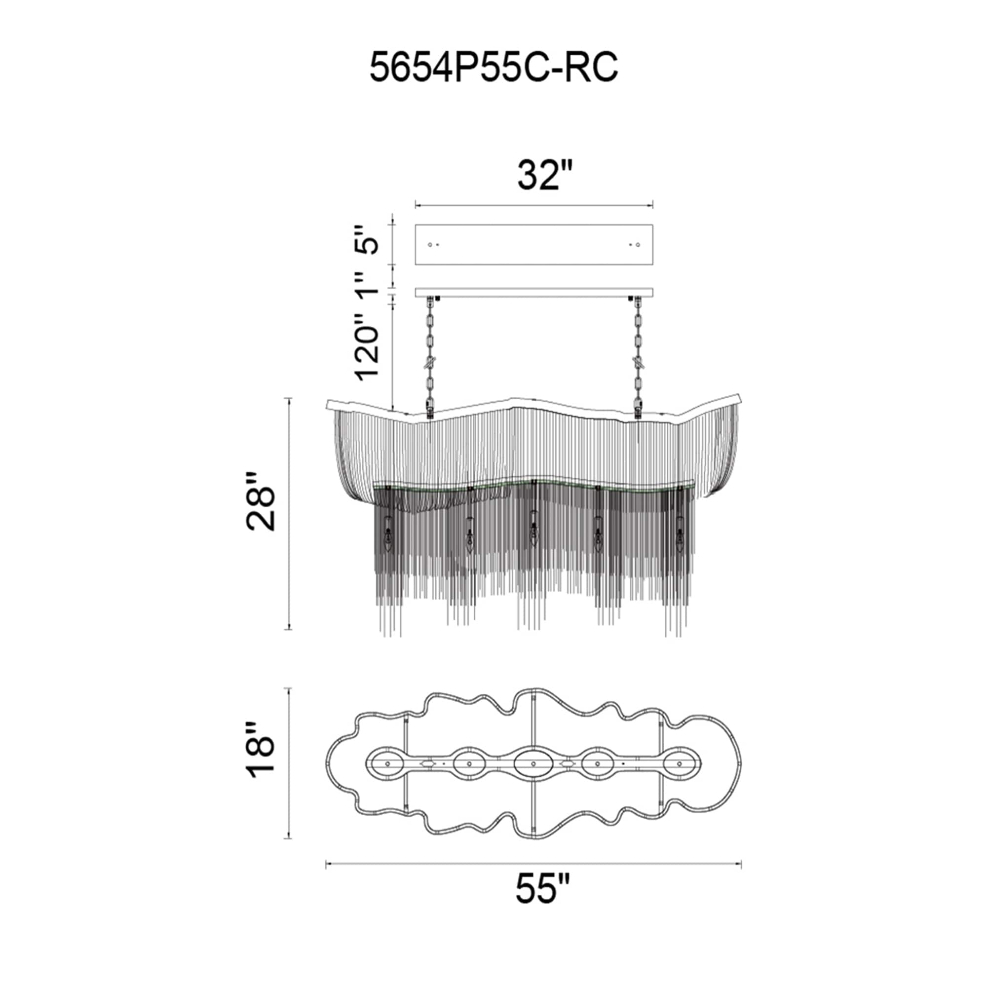 CWI Lighting 5654P55C-RC b090015 - View #3