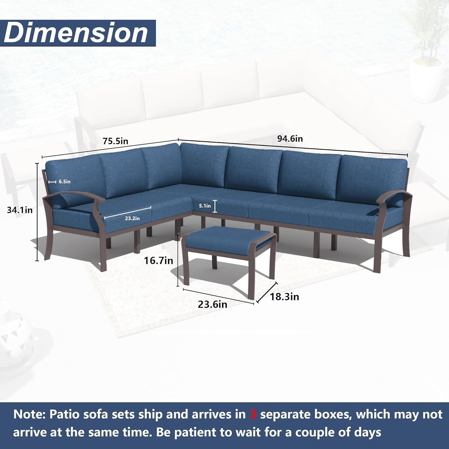 ALAULM LS-L6JD-NAVY Patio-Conversation-Sets - View #3