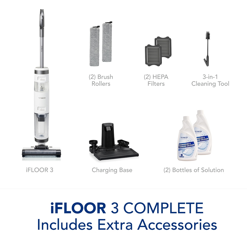 Tineco iFLOOR 3 21.6 Volt Cordless Wet/Dry Stick Vacuum in the Stick  Vacuums department at