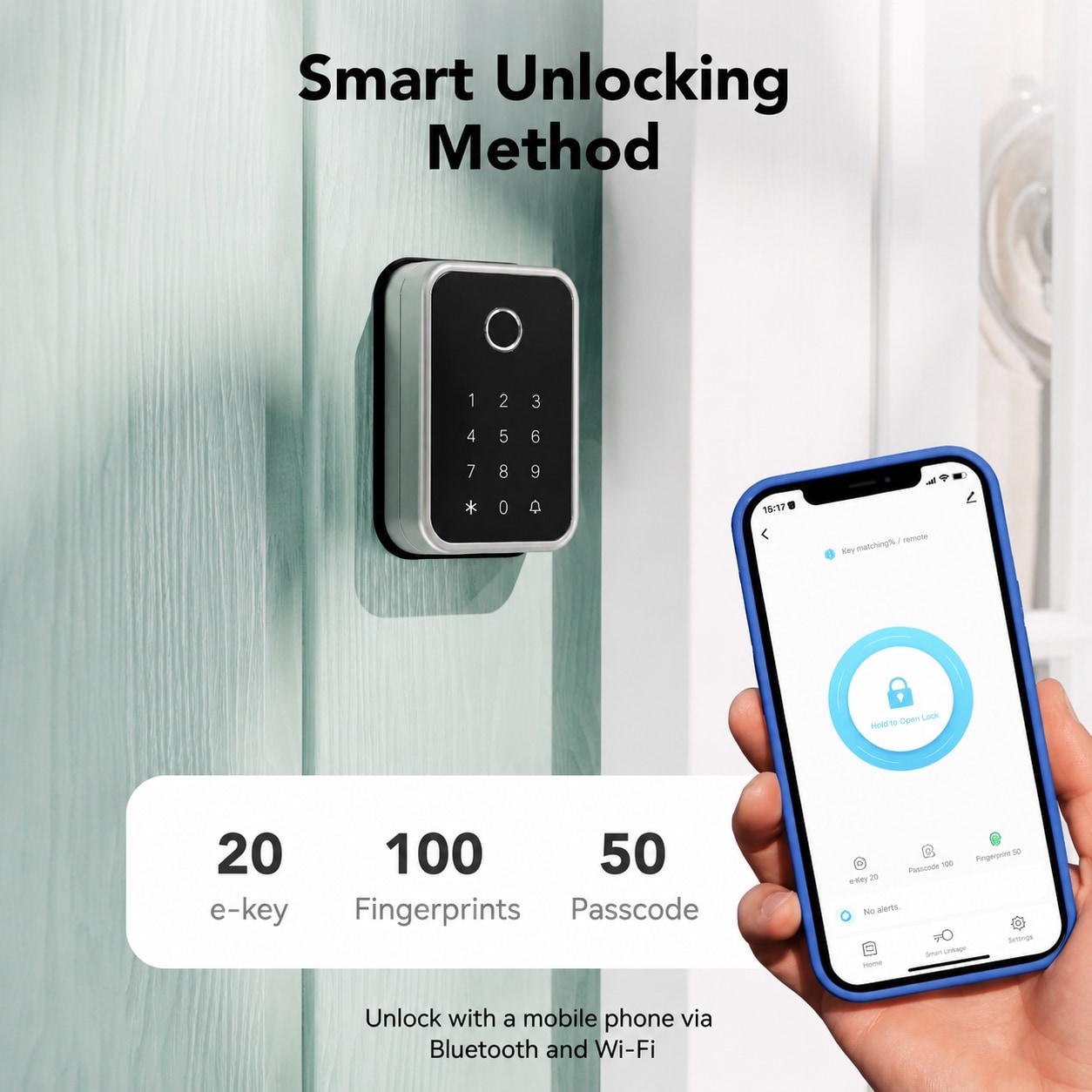 Phewnyzo LPW0805W306 Electronic-Door-Locks - View #4