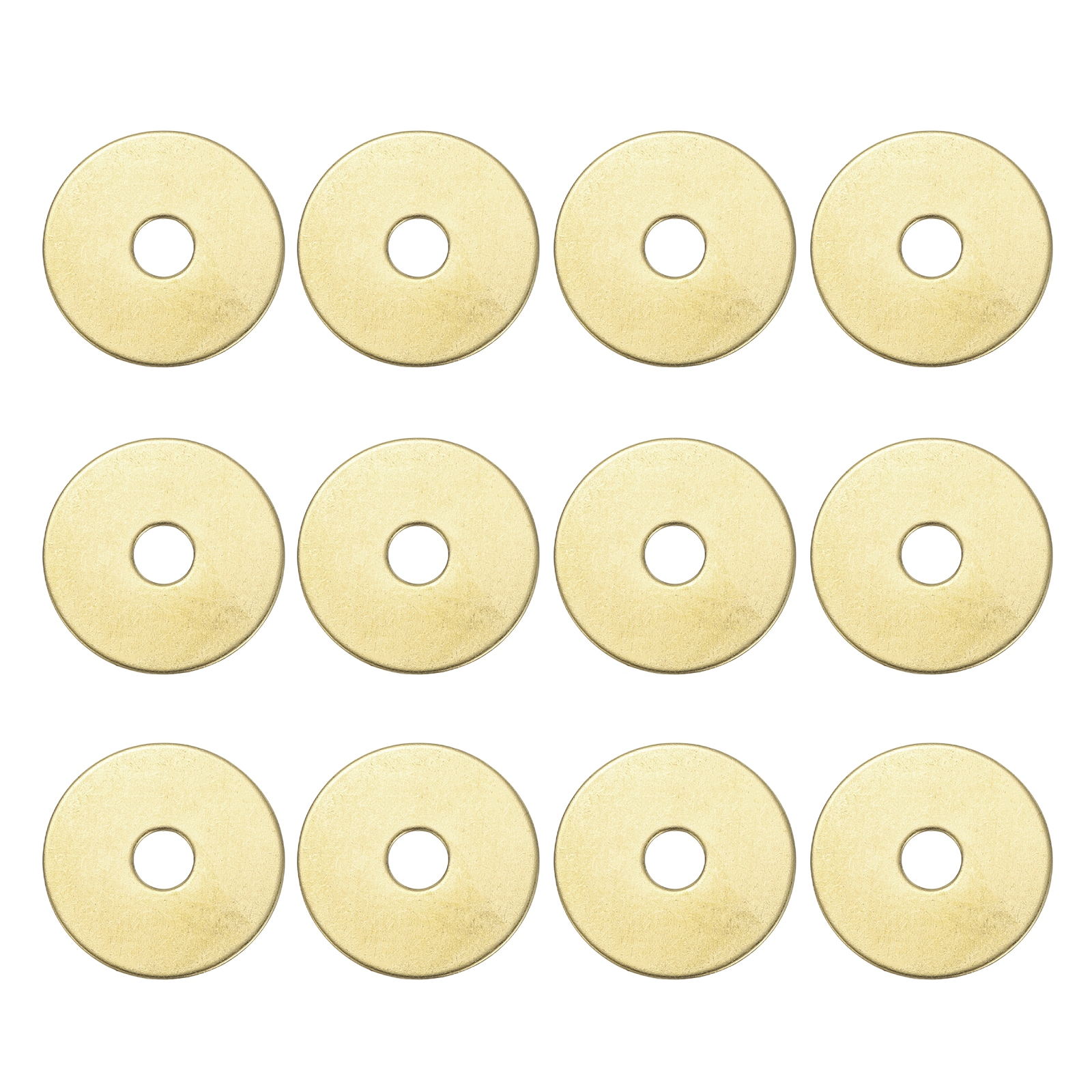 Unique Bargains 12pcs Cabinet Knob Backplate 0.94inch Round Shape Brass Backplate Washers Classical Furniture Decoration Gasket for Cabinet Drawer Cupboard Doors Hardware(Brass) #S26072900UX1648
