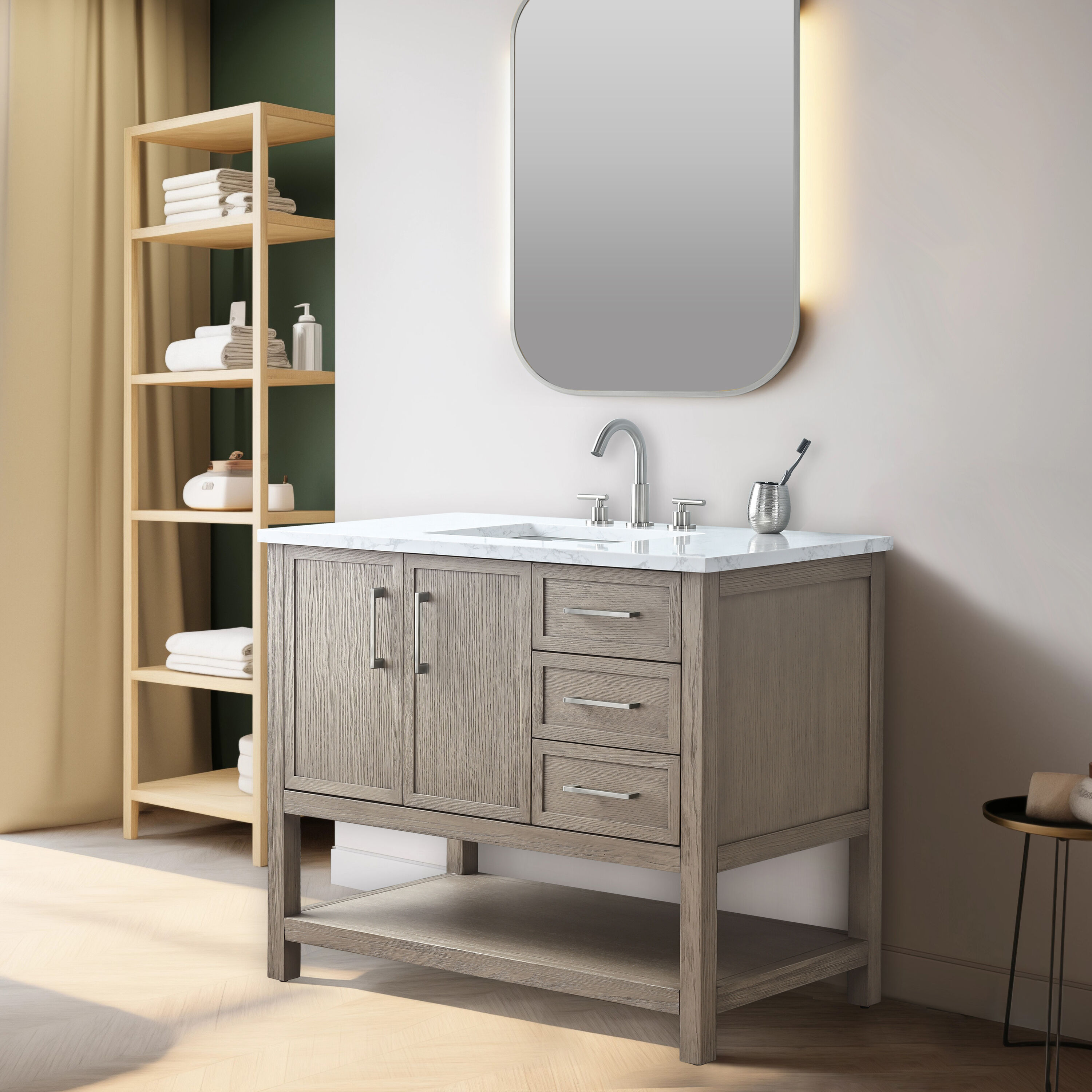 Sudio Design OLIVER-42VGY Bath-Vanity-Combo - View #14