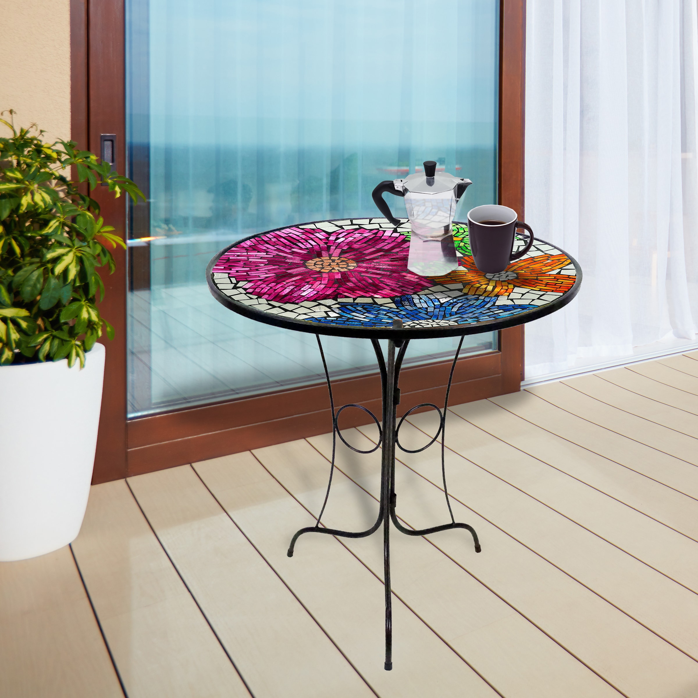 Alpine Corporation HMD210 Coffee-Tables - View #2