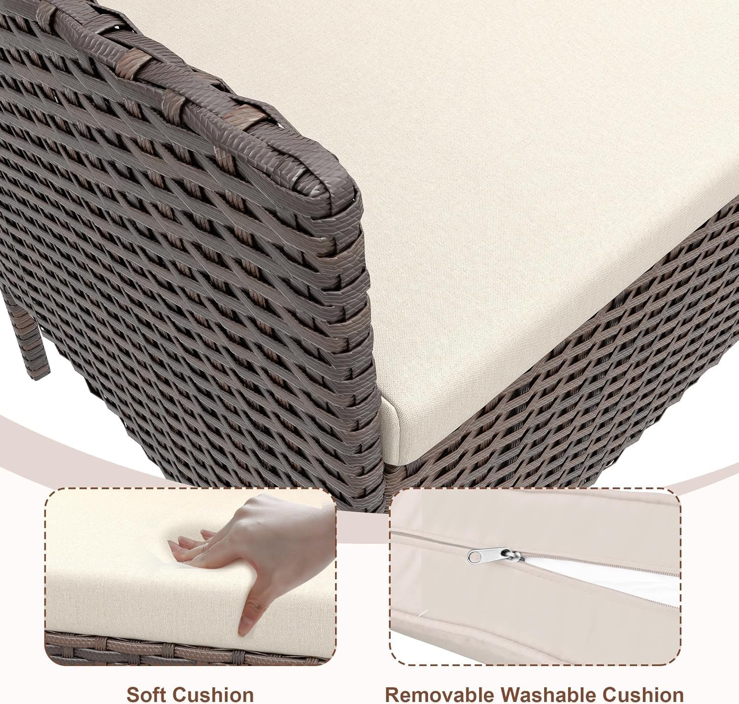 Qeetex DHZ-PHO-34UMY37G Patio-Sofas-Daybeds - View #6