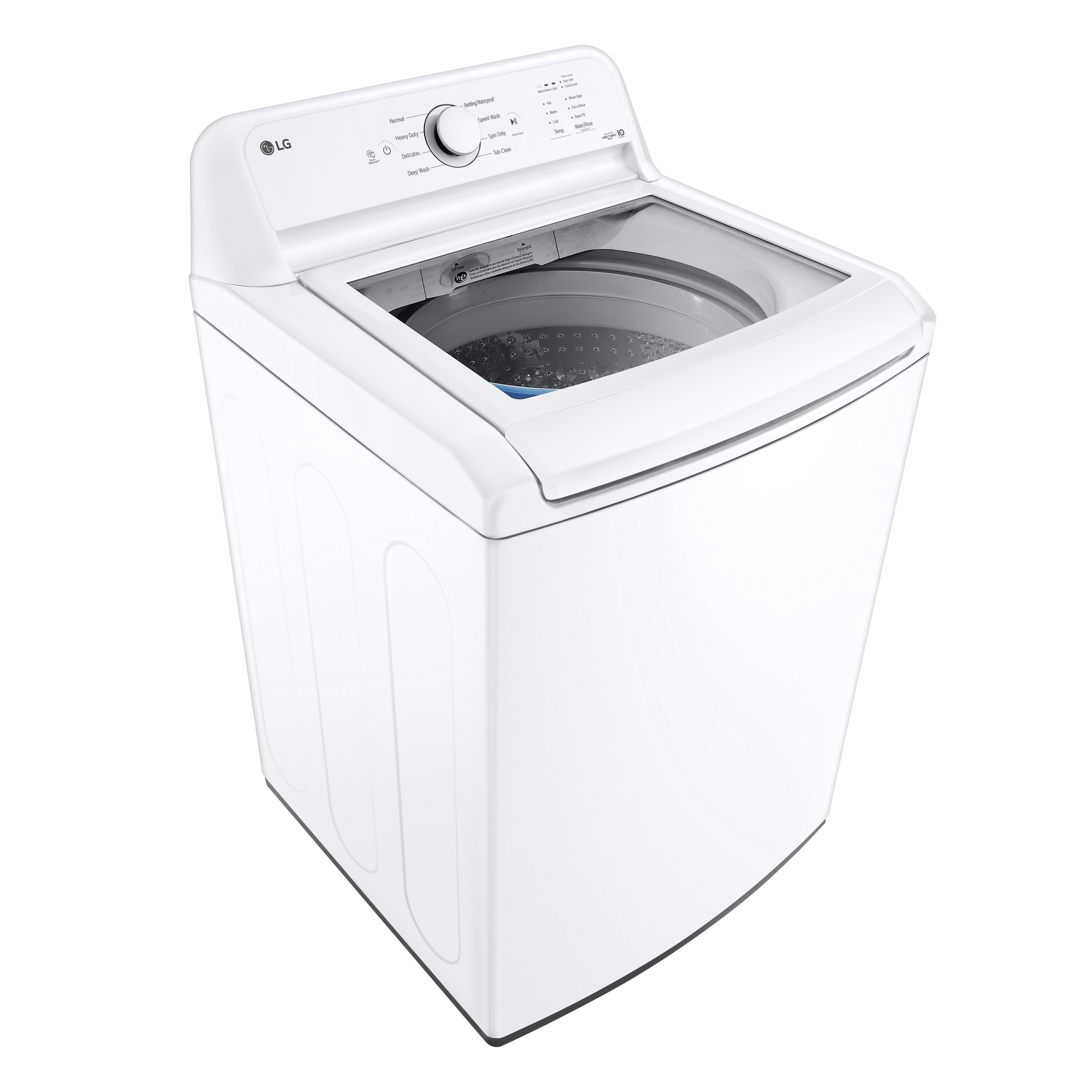LG 4.1-cu Agitator Top-Load Washer (White) in Top-Load department at Lowes.com