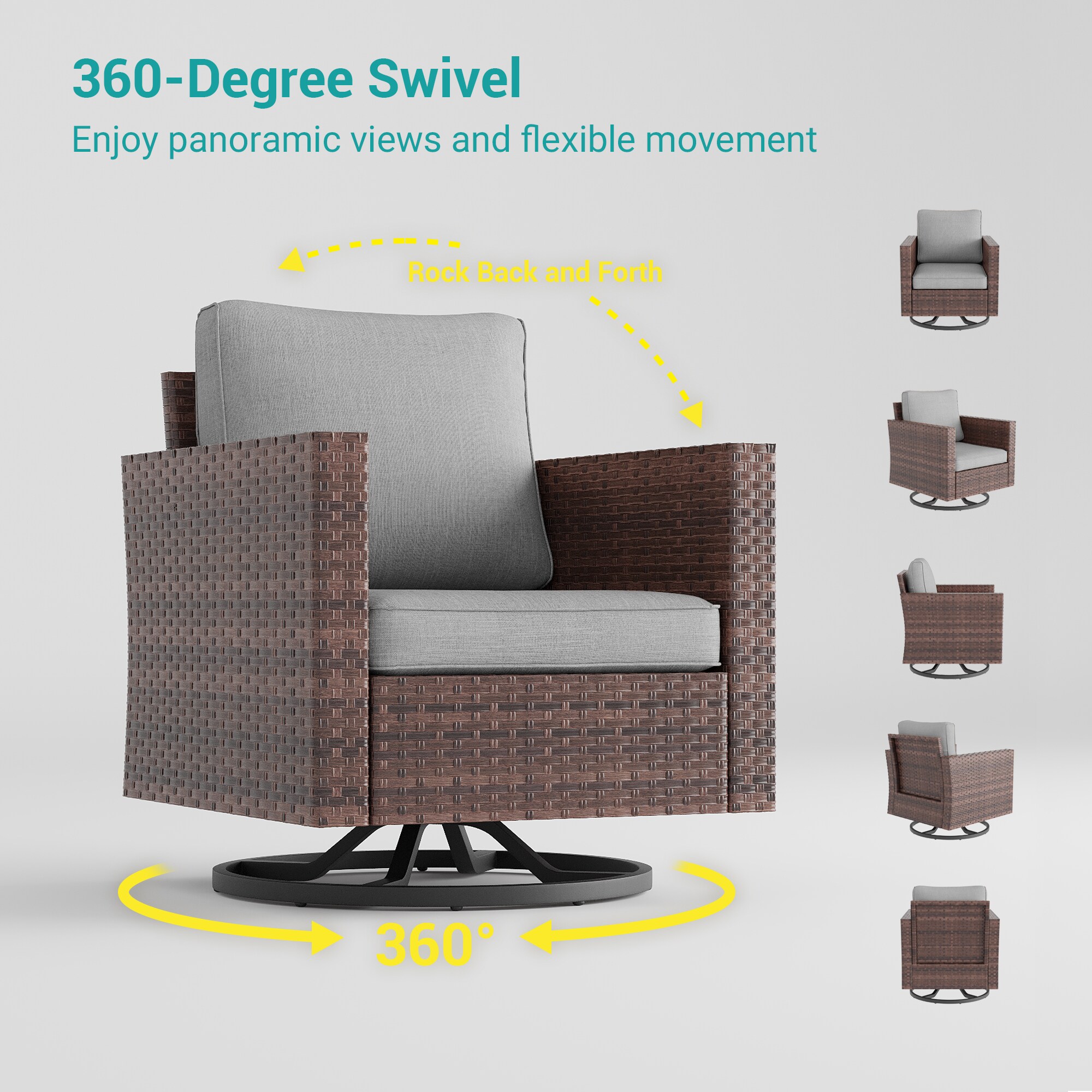 ACEGOSES LW-2R-BLY-T3 Patio-Conversation-Sets - View #4
