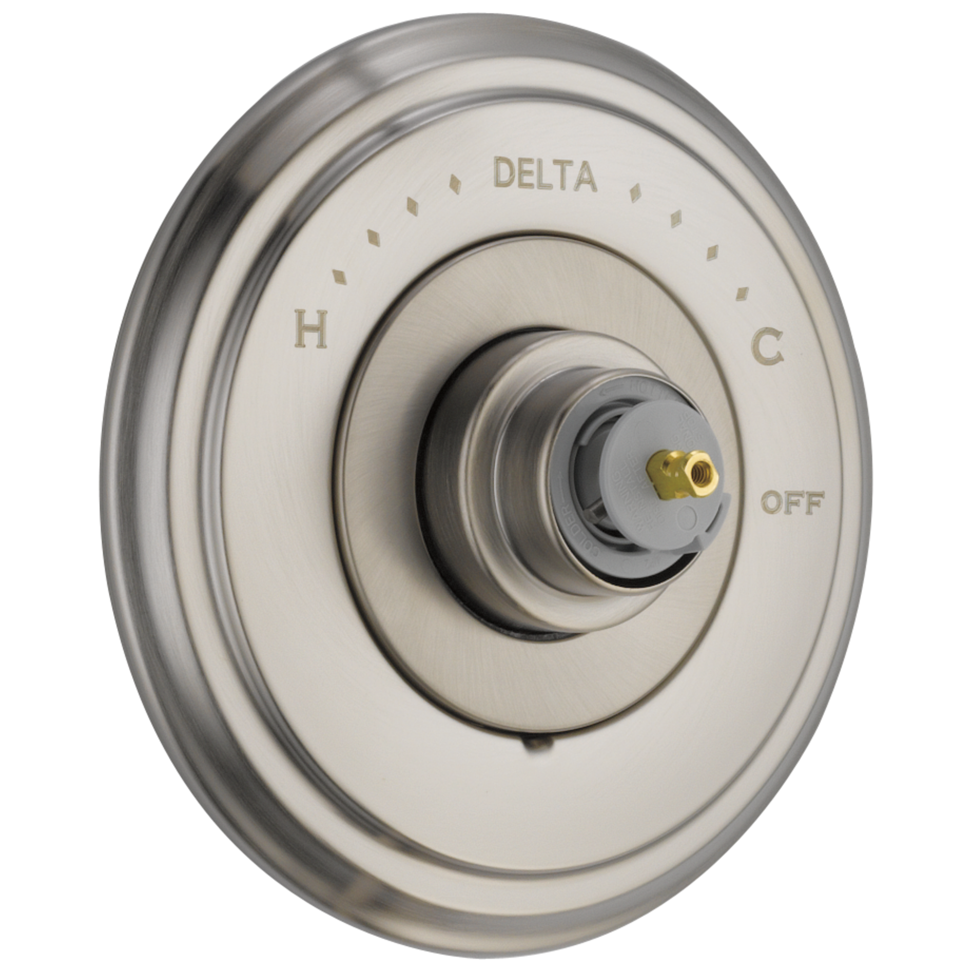 Delta T14097-SSLHP Cassidy Stainless Steel 2-Inches Universal Bathtub/Shower Trim ring 0.5-Inches -ID