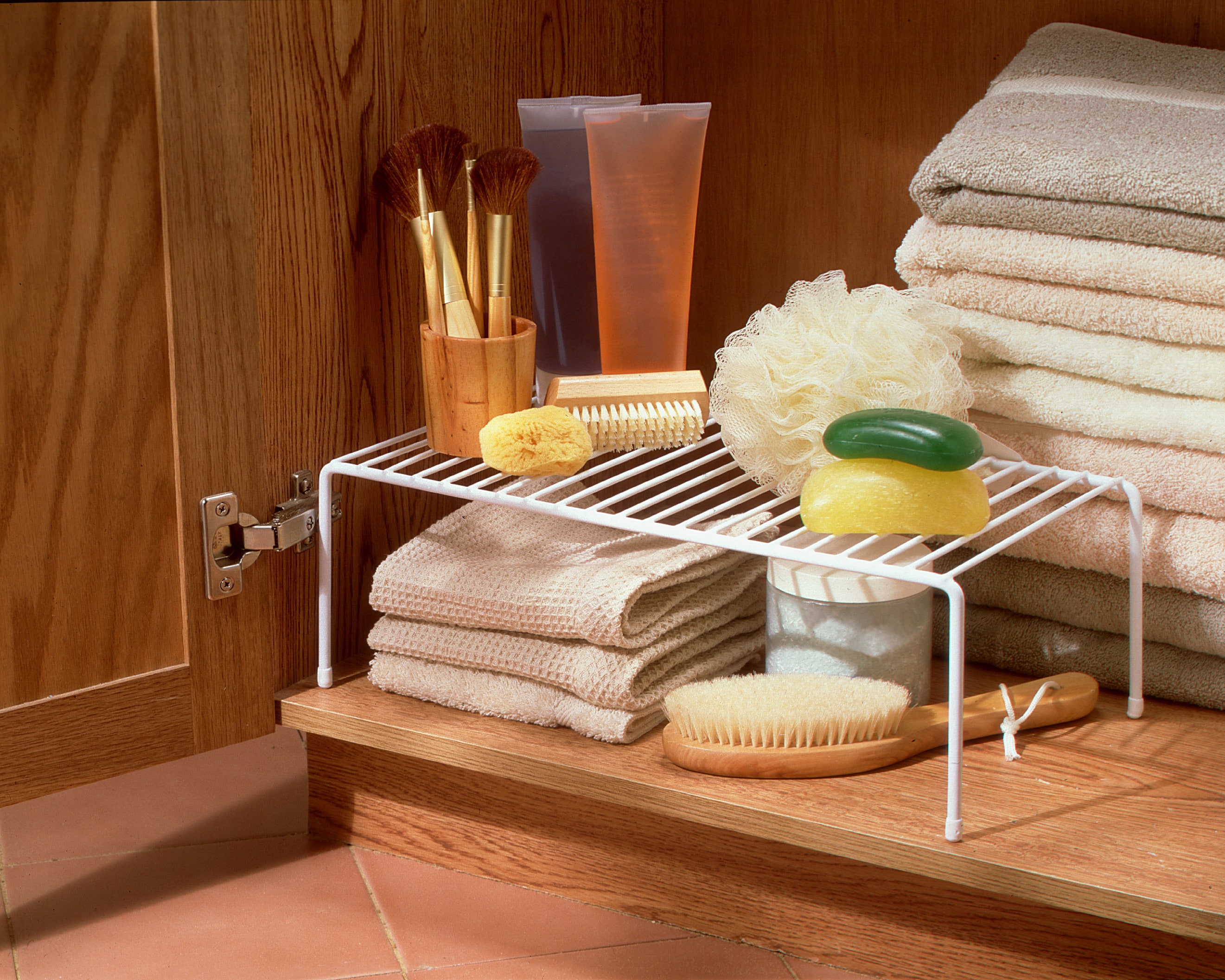 Cabinet Accessories - Ready to Assemble Solid Wood Plate Display Rack Kit  by Omega National at