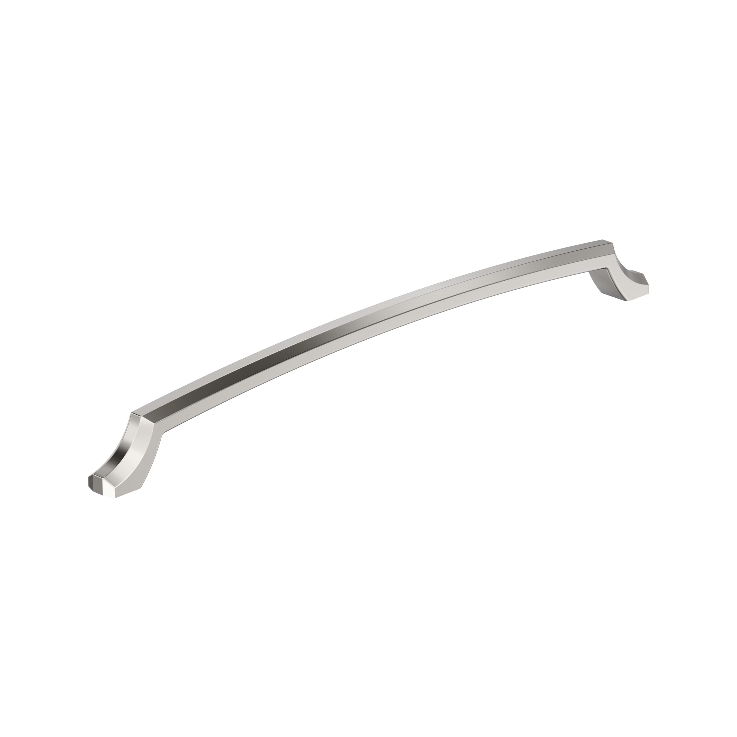 Amerock BP36715PN Bellamy 18-in , 457mm Center to Center Polished Nickel Arch Handle For Use on Appliances Drawer Pulls