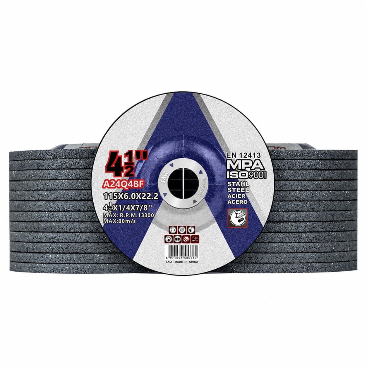 Linder Group Inc Grinding Wheels 25 Pack 4 and Half Inch Aluminum Oxide ...