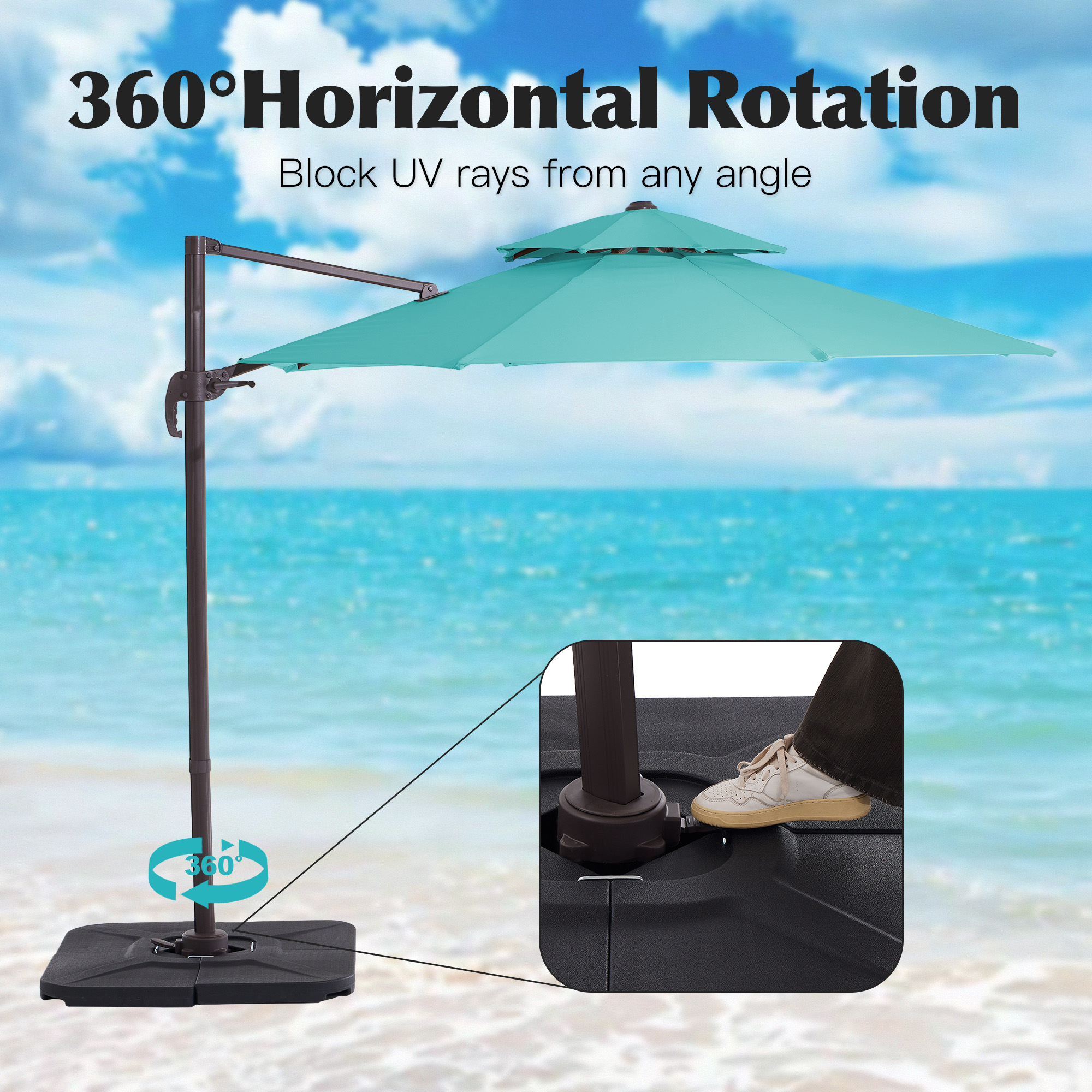 JEAREY JE-LKXLM-10FT-PB Umbrellas-2 - View #4
