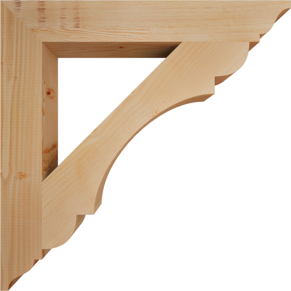 Ekena Millwork BKT04X28X28OLY01SDF Exterior-Brackets-Braces - View #3
