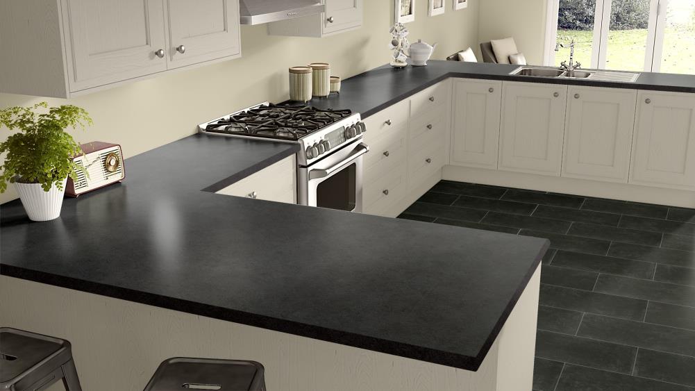 Wilsonart Salentina Nero Laminate Multiple Colors/Finishes Kitchen ...