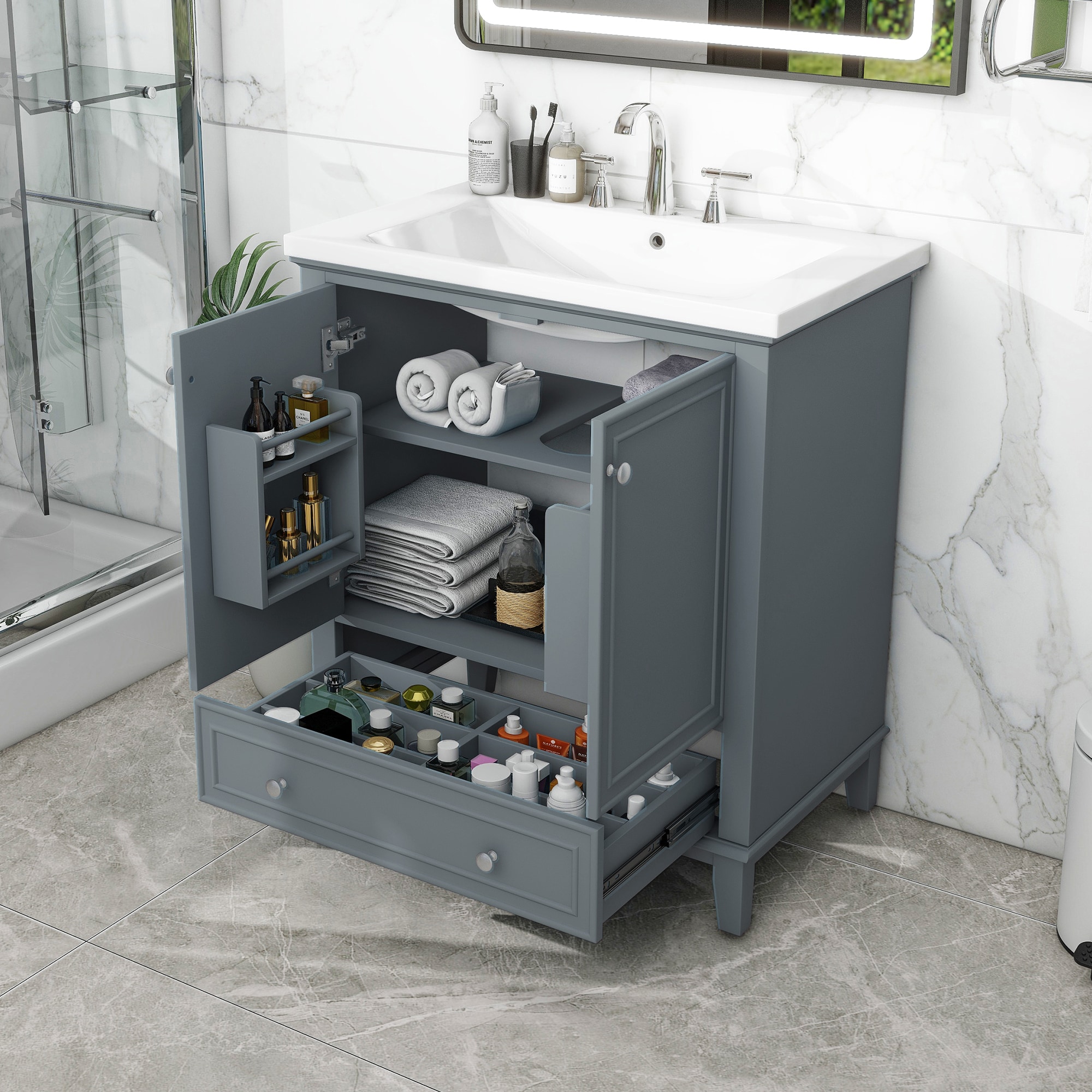 ModernLuxe L3P-SY999606AAG-6 Bath-Vanity-Combo - View #19